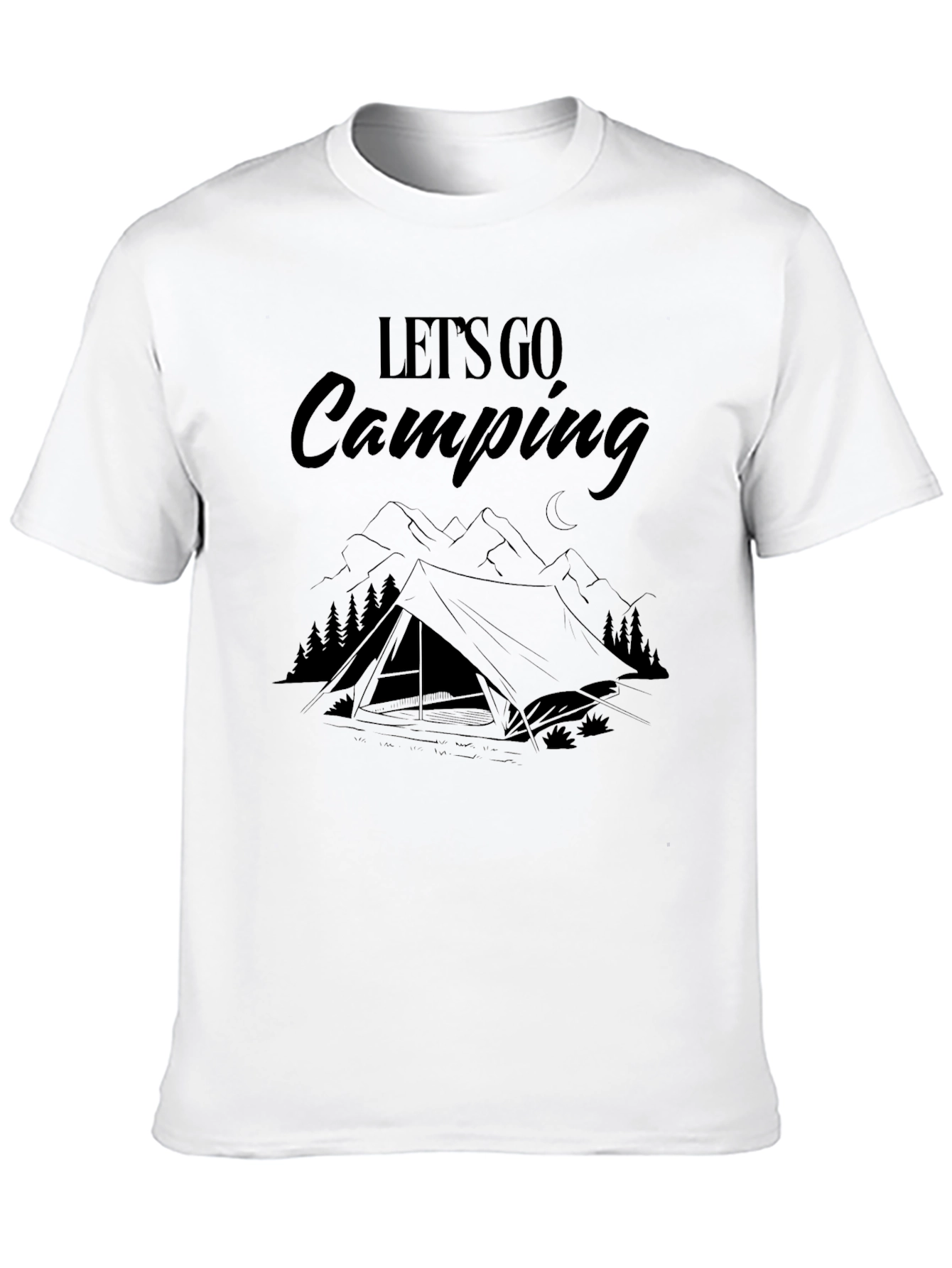 Lets Go Camping T-Shirt Adventure Tee