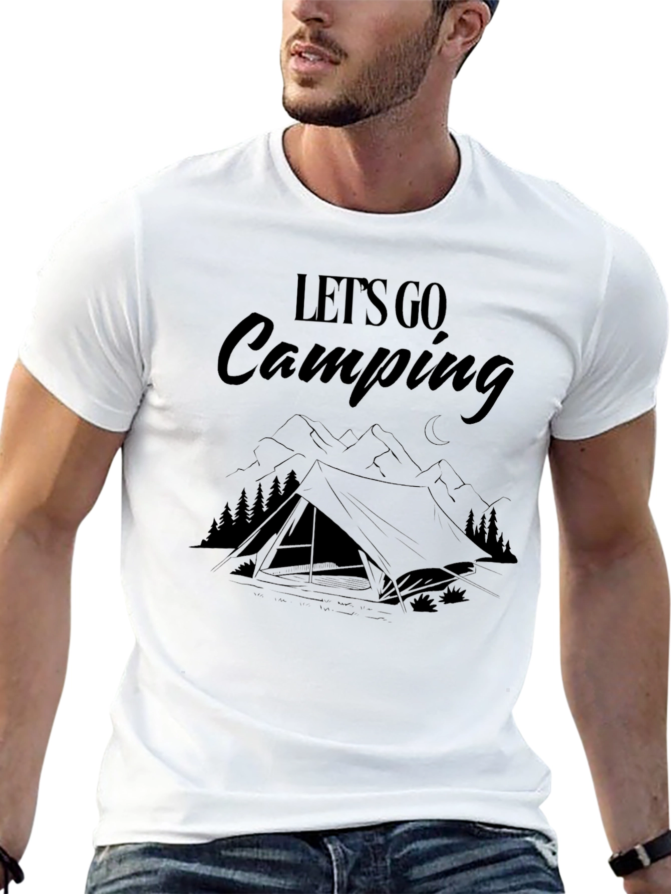 Lets Go Camping T-Shirt Adventure Tee