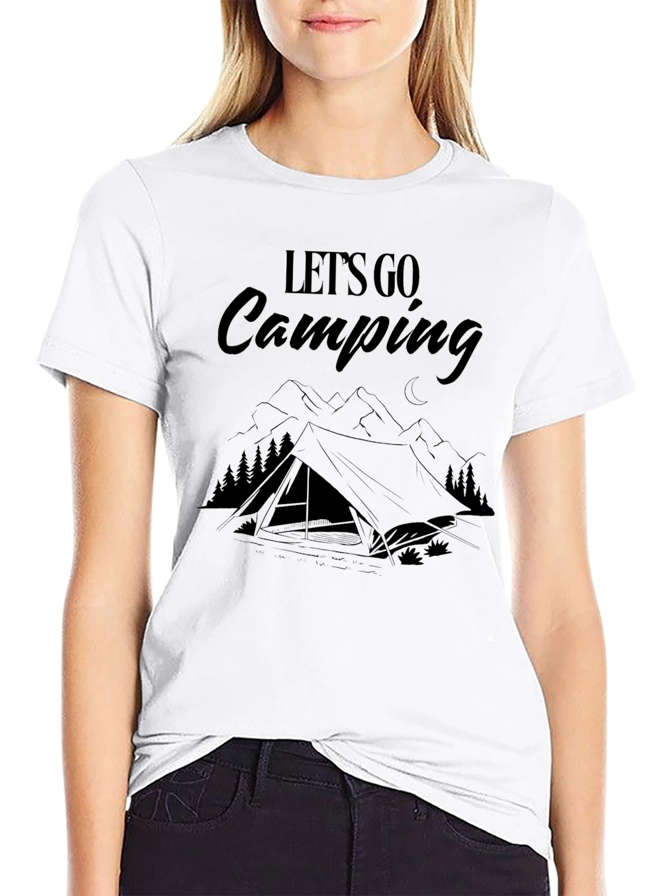 Lets Go Camping T-Shirt Adventure Tee