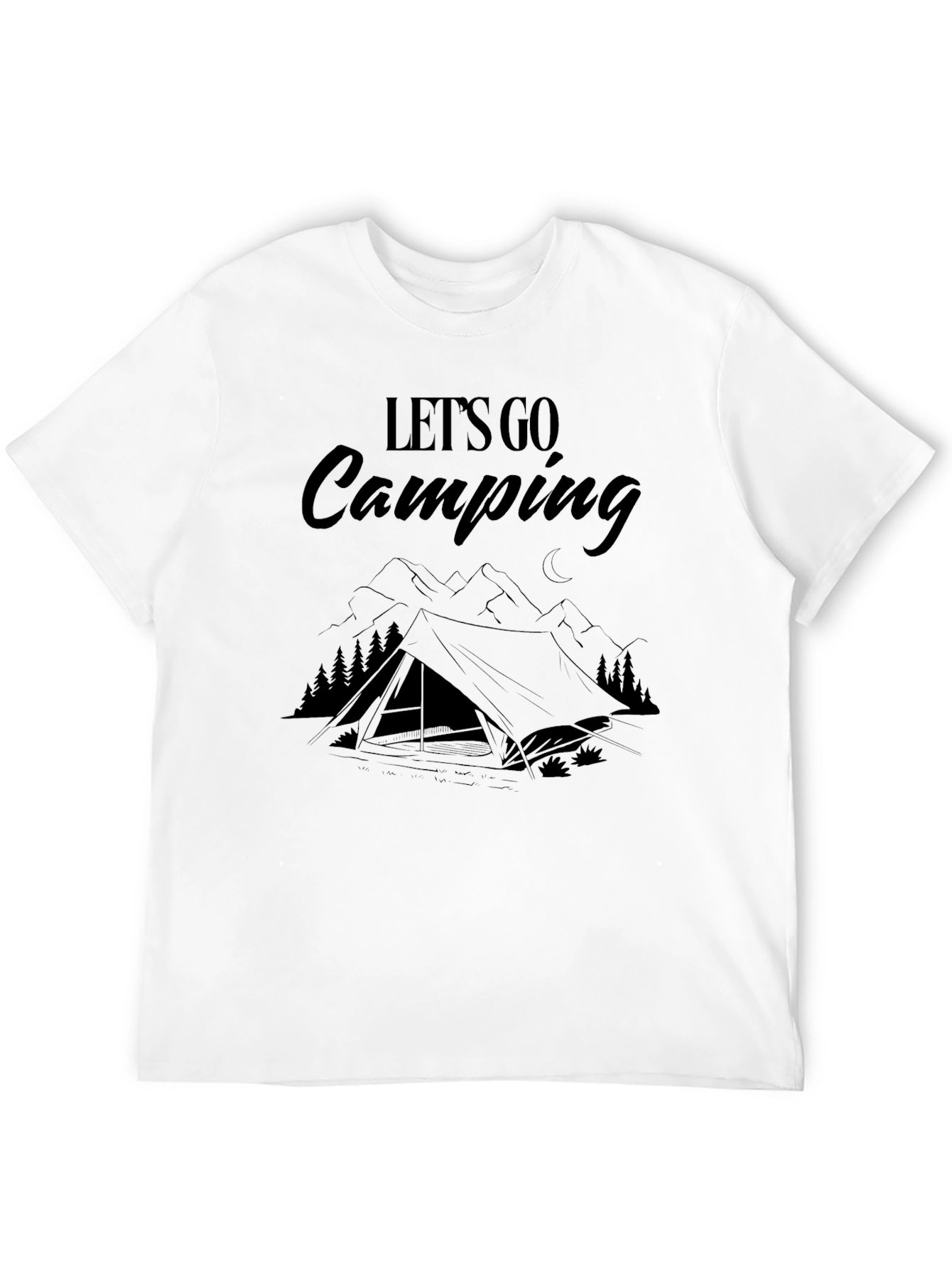 Lets Go Camping T-Shirt Adventure Tee