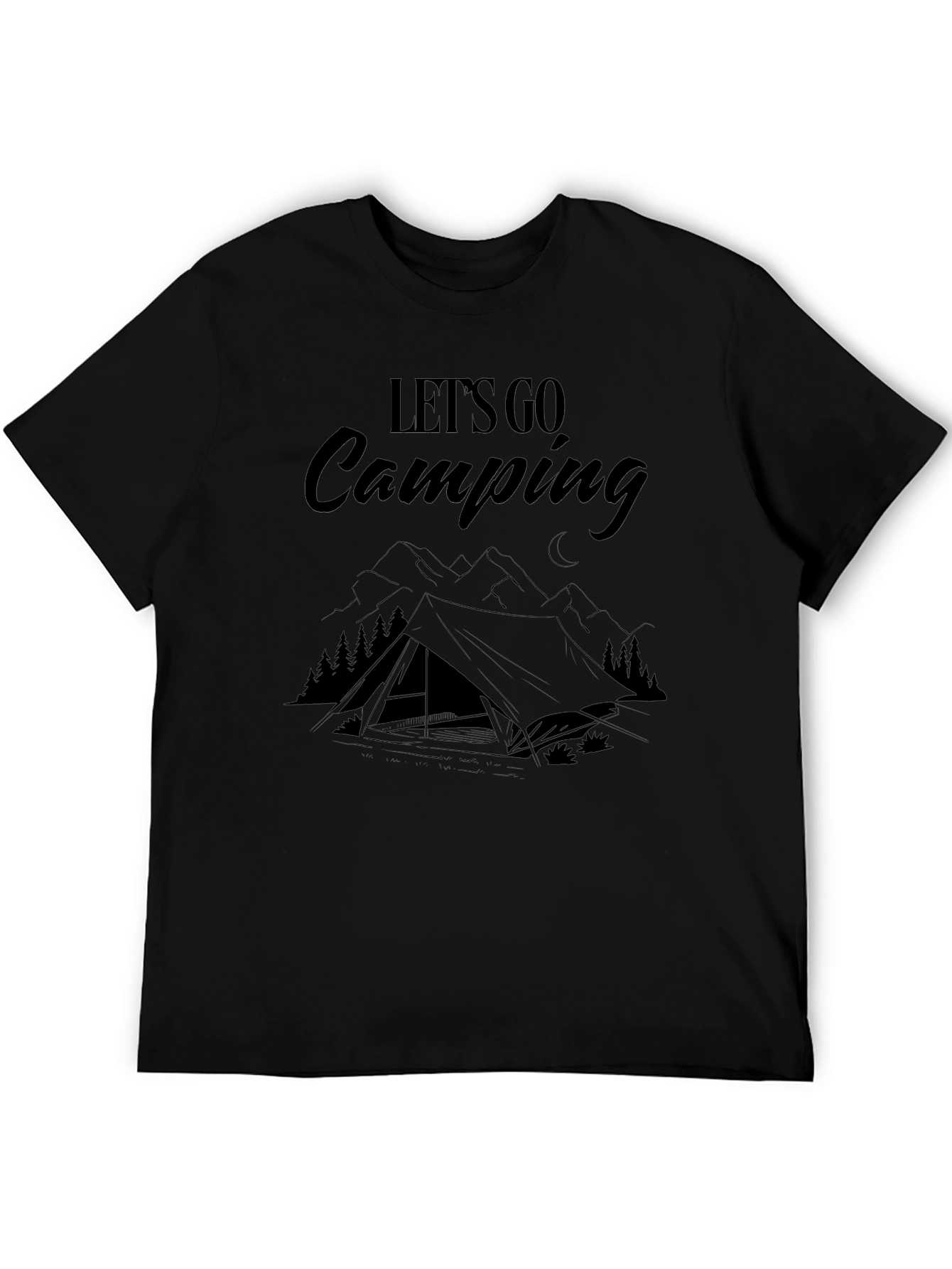 Lets Go Camping T-Shirt Adventure Tee