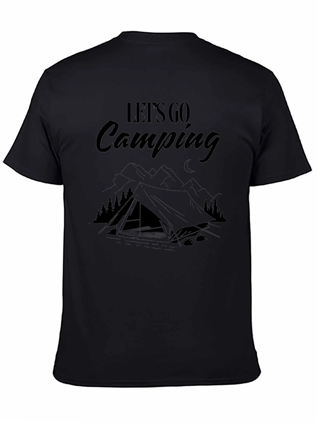 Lets Go Camping T-Shirt Adventure Tee
