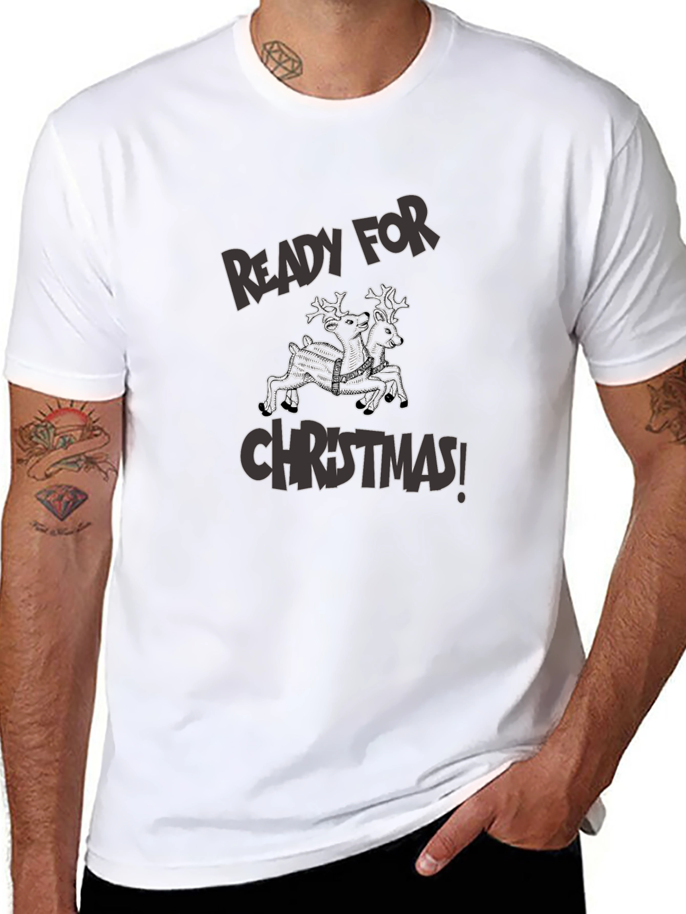 Ready For Christmas T-Shirt Black