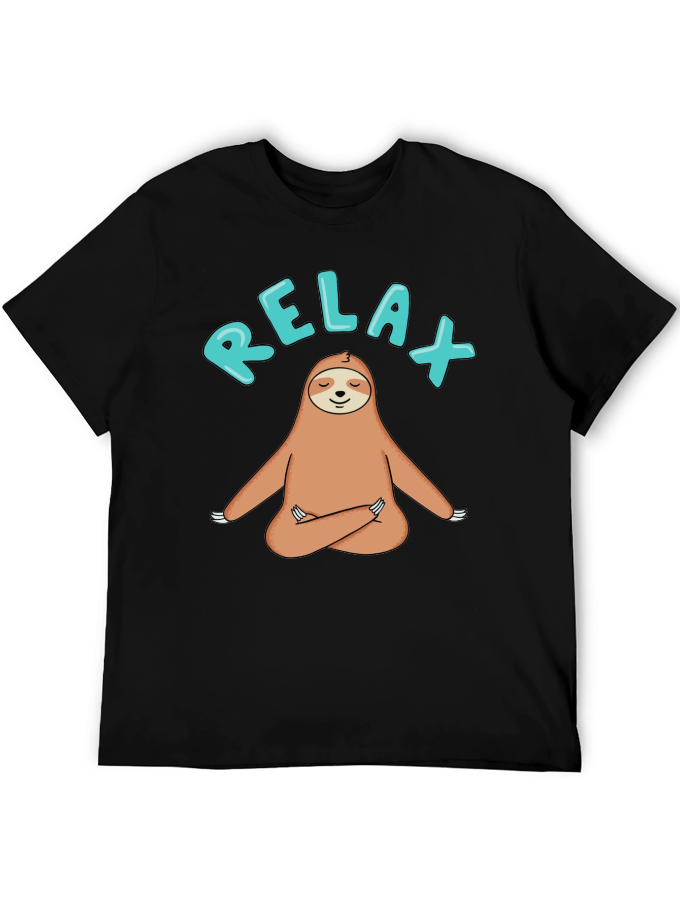 Relax Sloth Meditation T-Shirt - Funny Yoga Tee