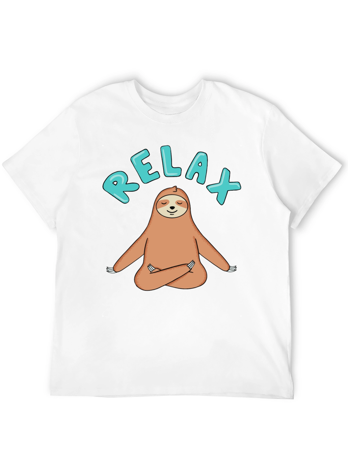 Relax Sloth Meditation T-Shirt - Funny Yoga Tee