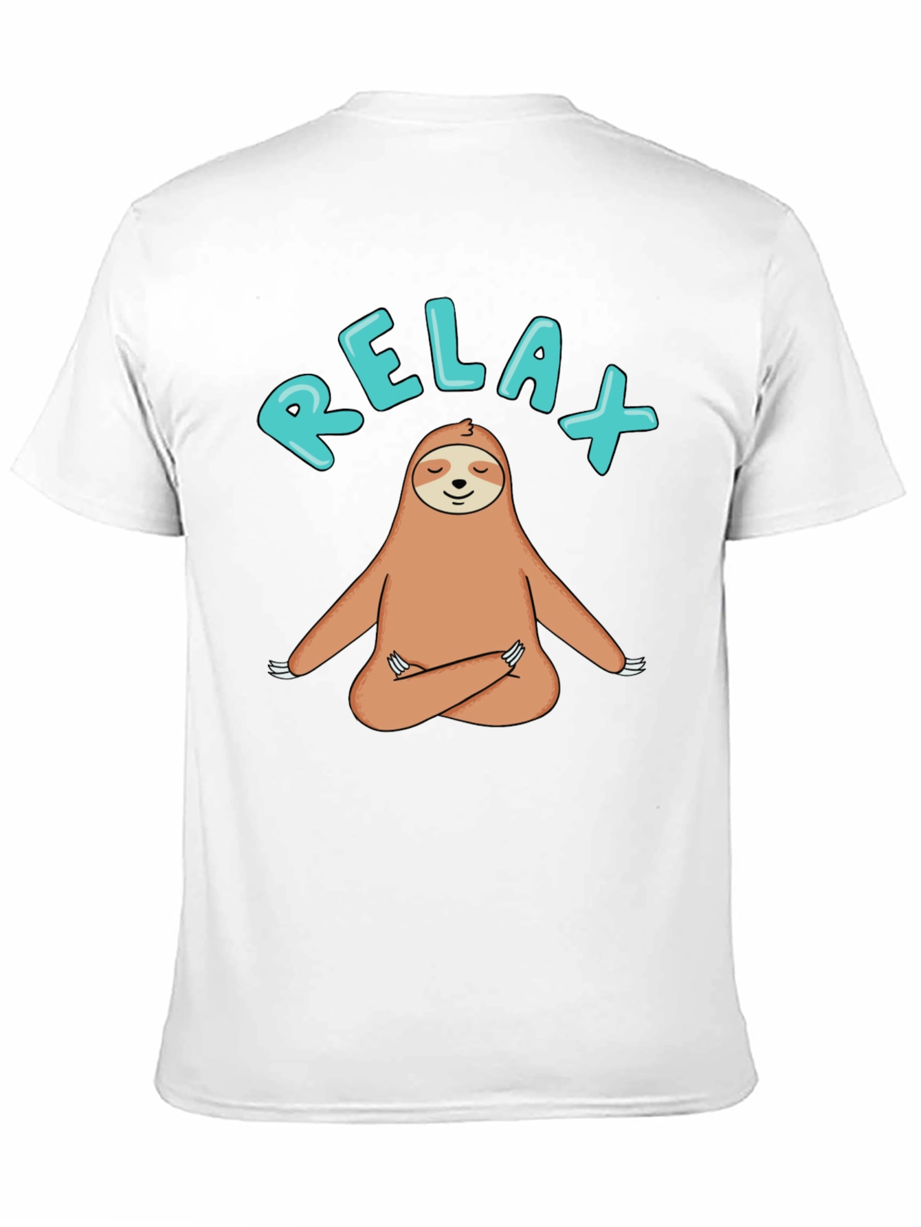 Relax Sloth Meditation T-Shirt - Funny Yoga Tee