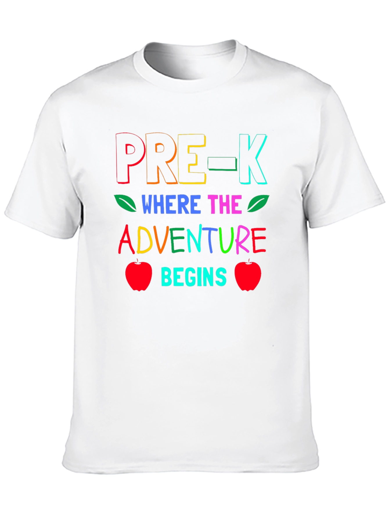 Pre-K Where the Adventure Begins Teacher T-Shirt