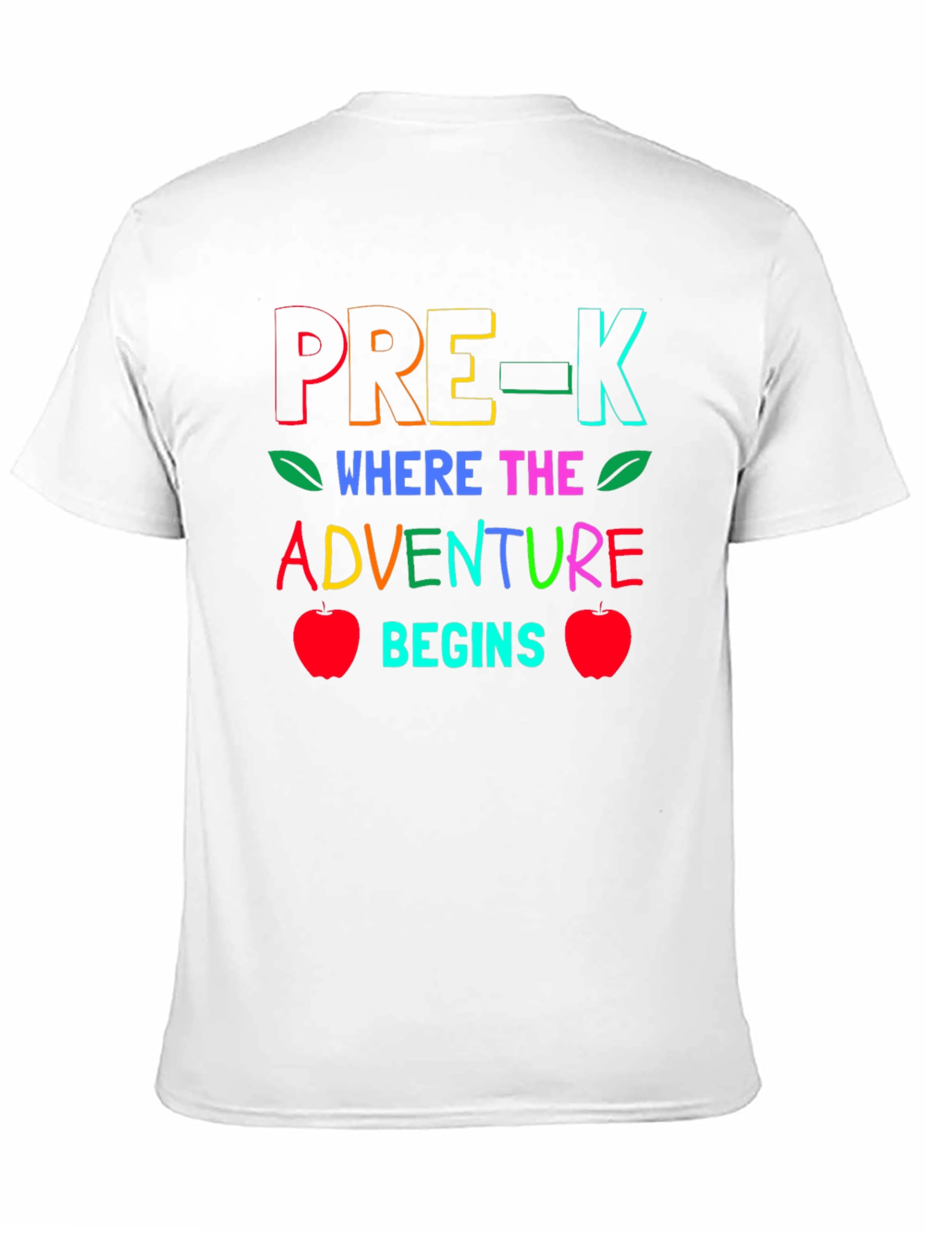 Pre-K Where the Adventure Begins Teacher T-Shirt