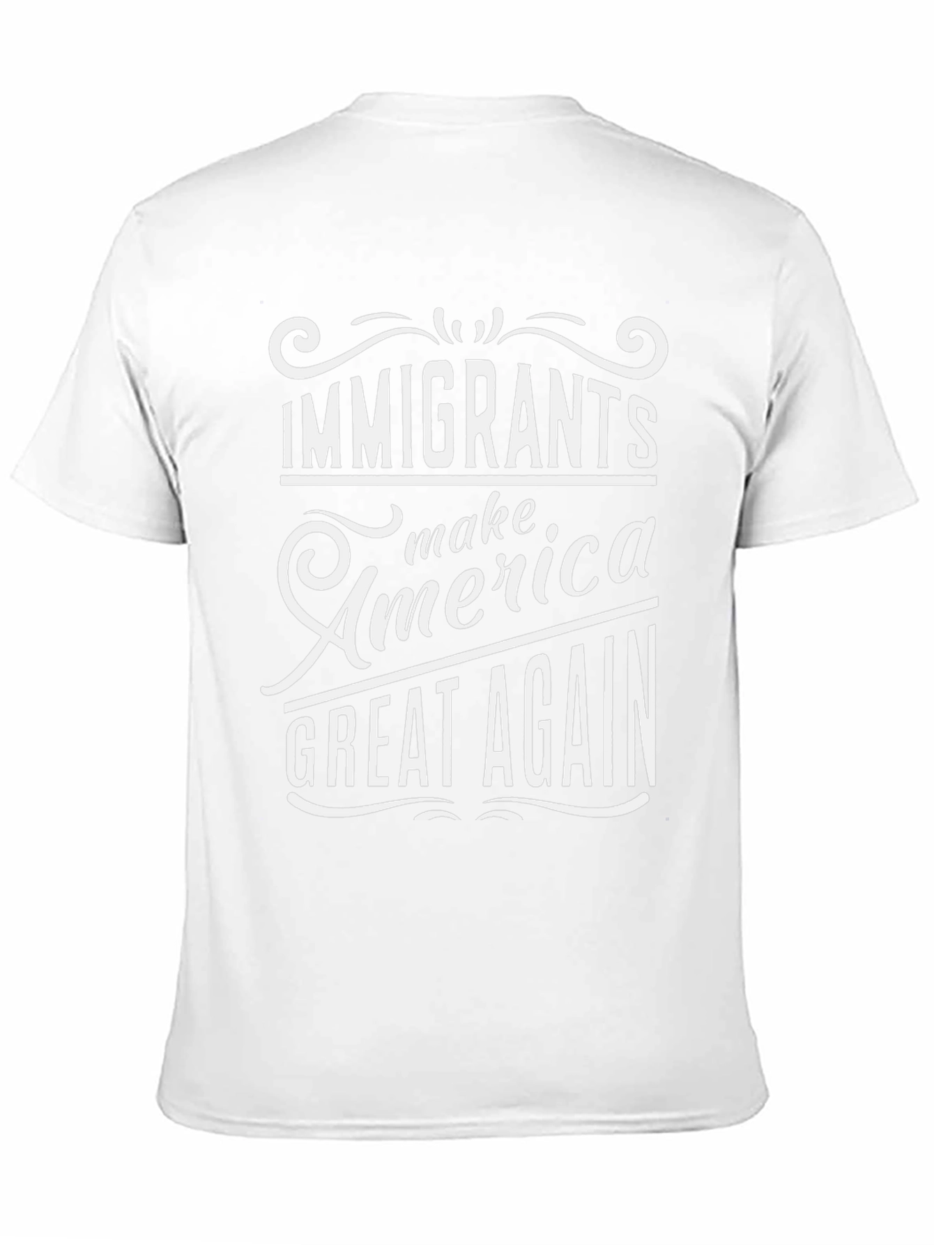 Immigrants Make America Great Again Black Tee