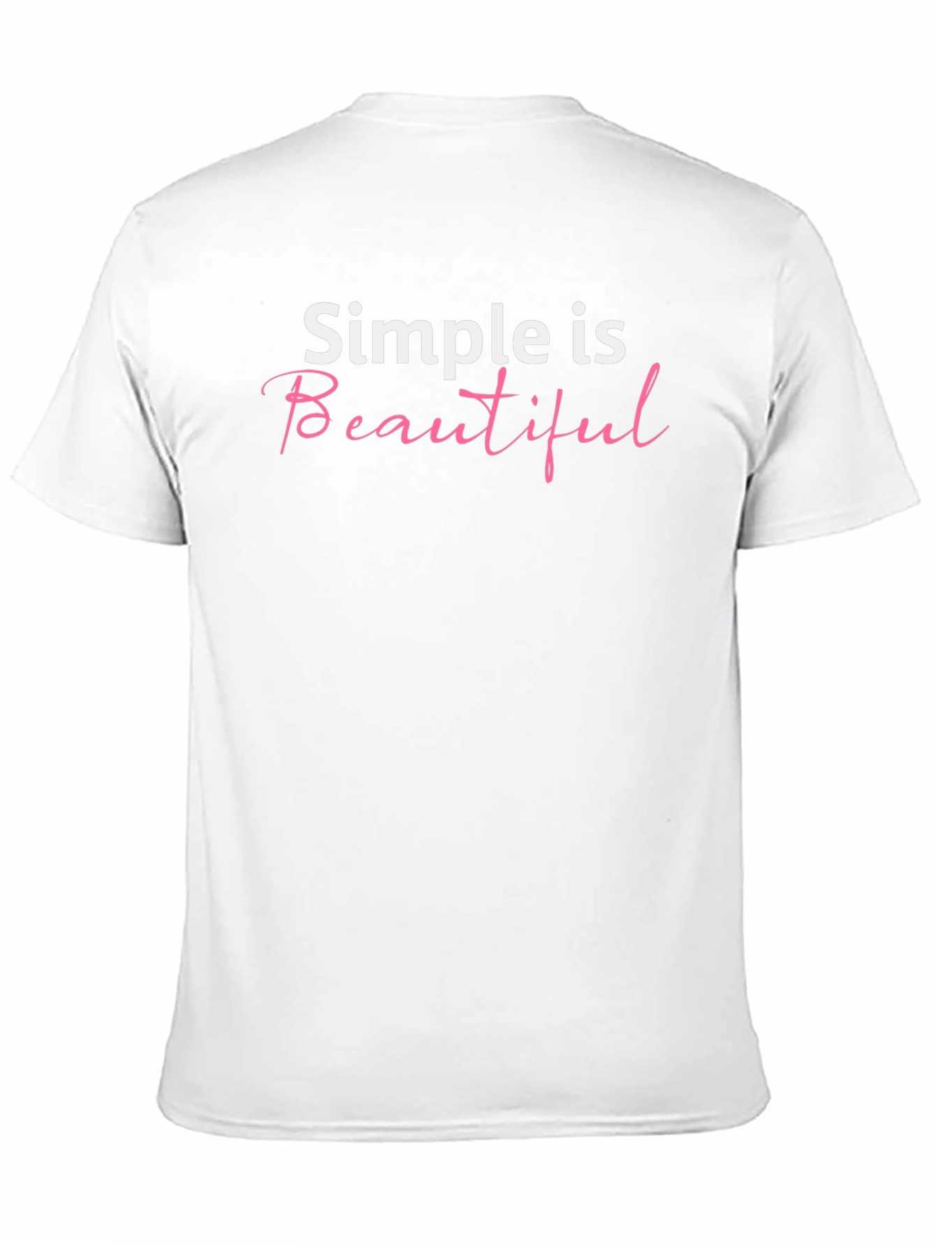 Simple is Beautiful Graphic Tee