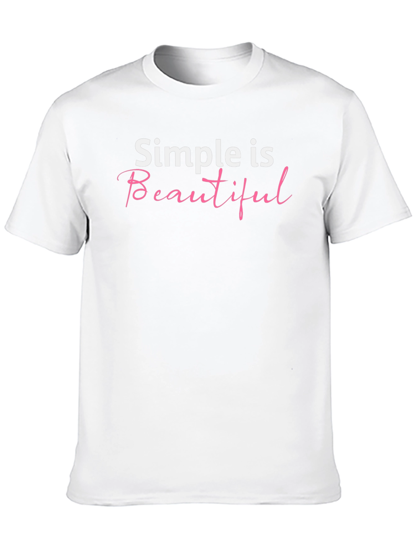 Simple is Beautiful Graphic Tee