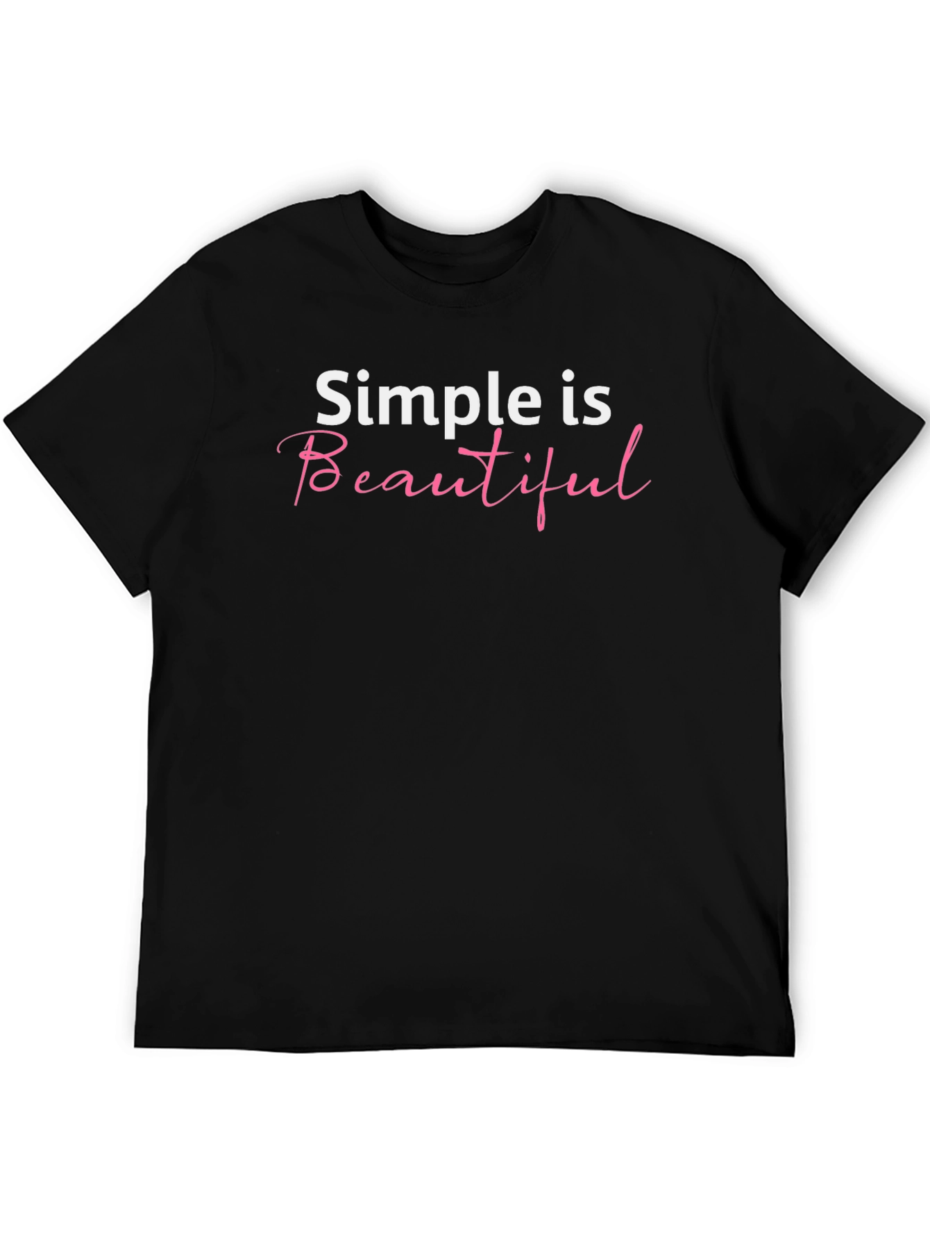 Simple is Beautiful Graphic Tee