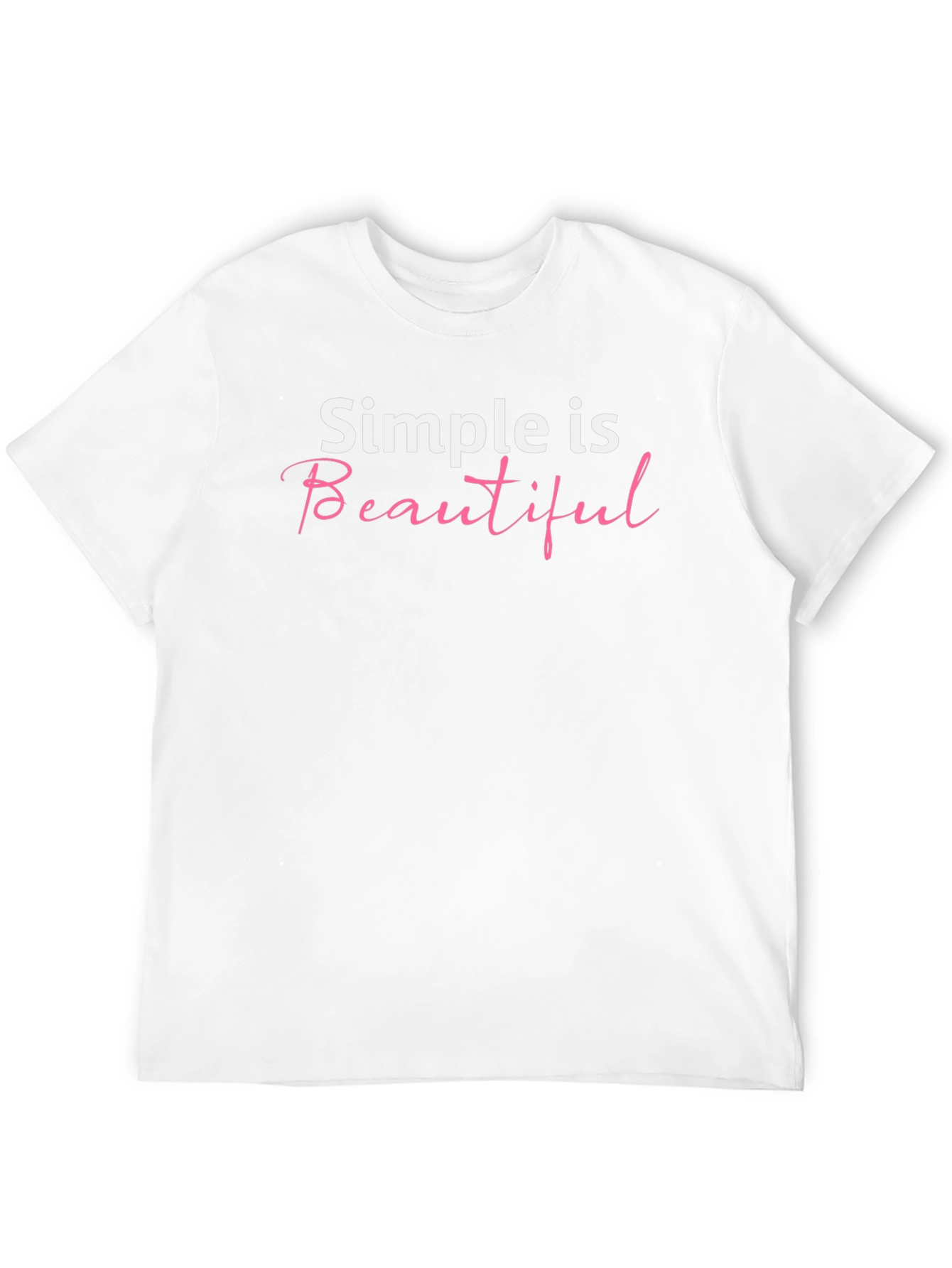 Simple is Beautiful Graphic Tee