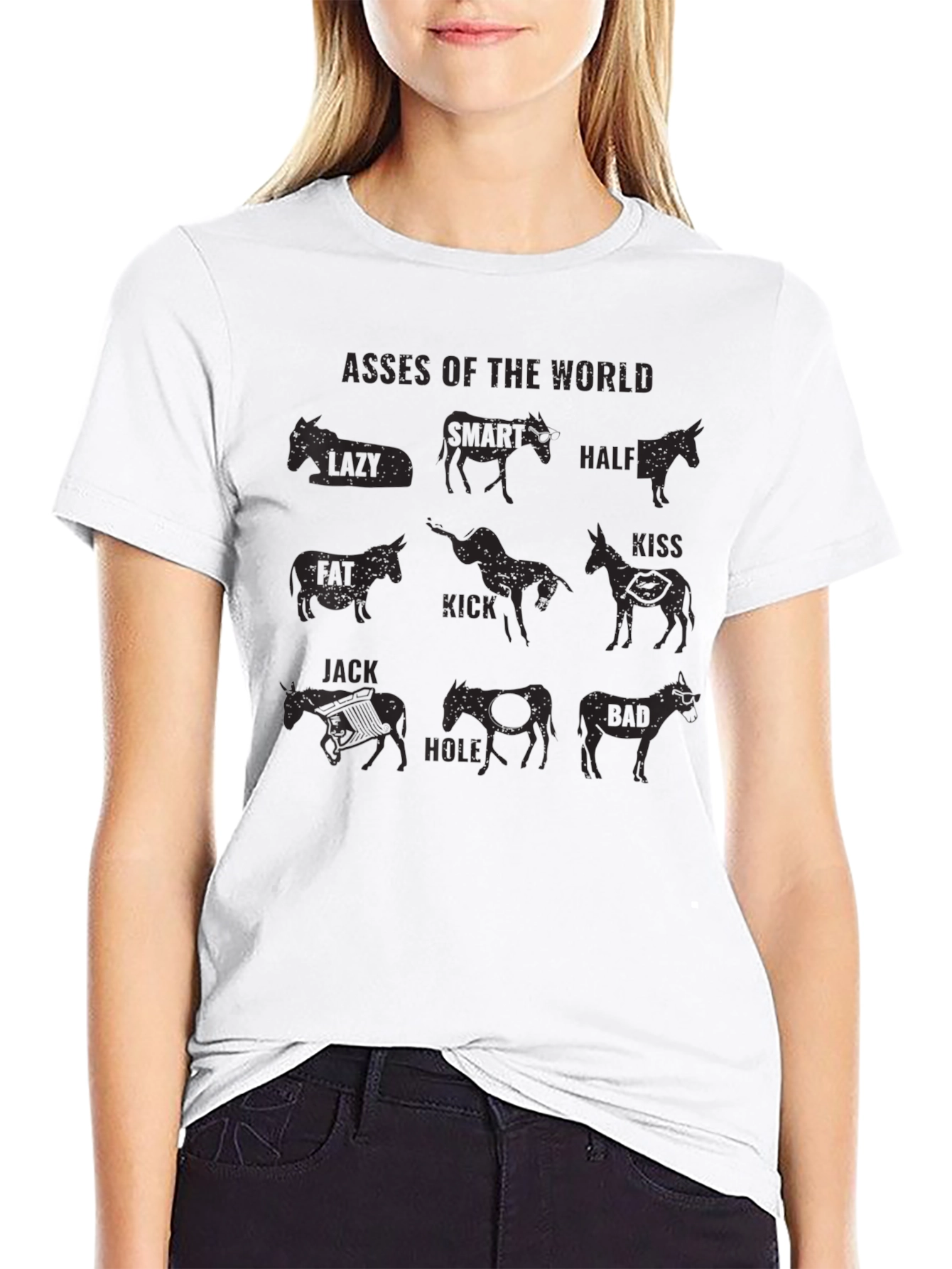 Asses Of The World Graphic Tee