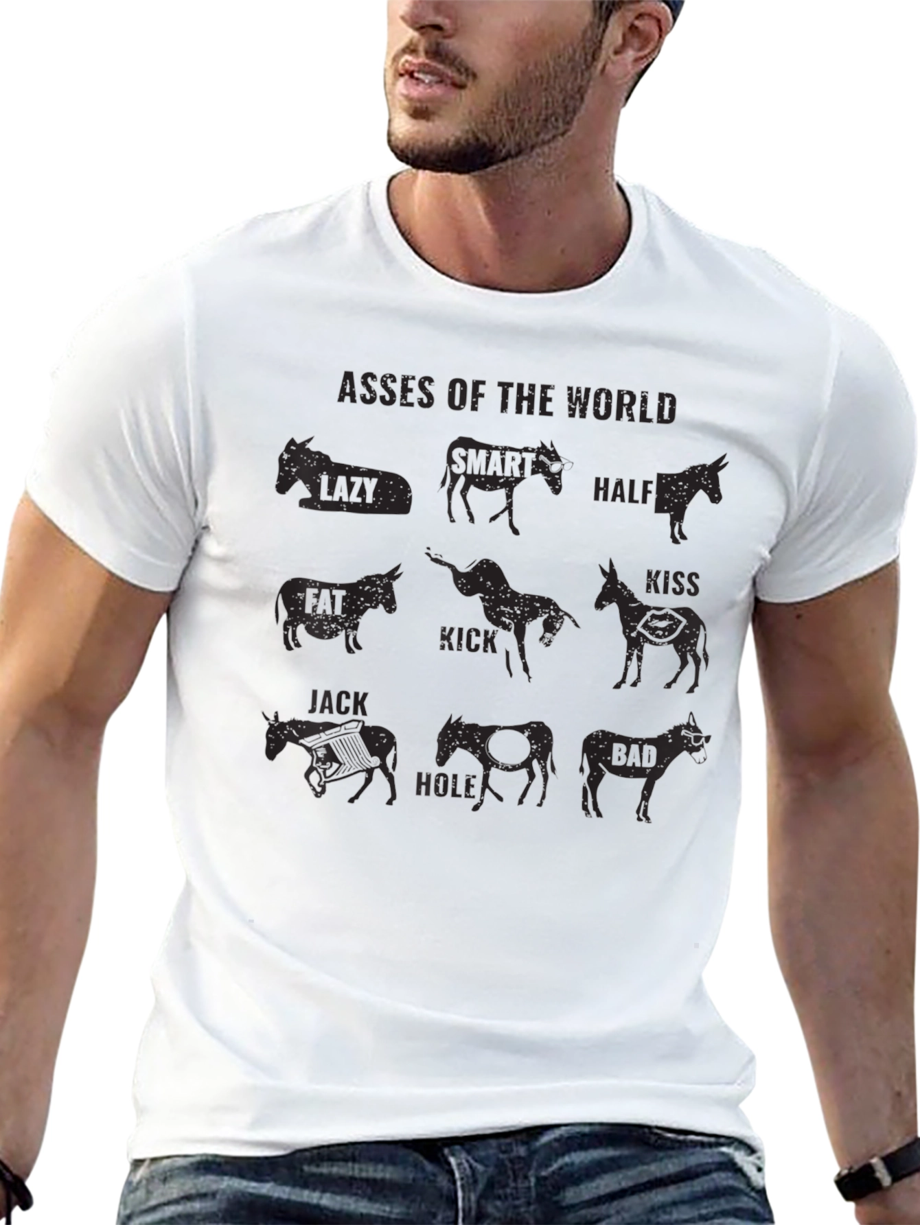 Asses Of The World Graphic Tee