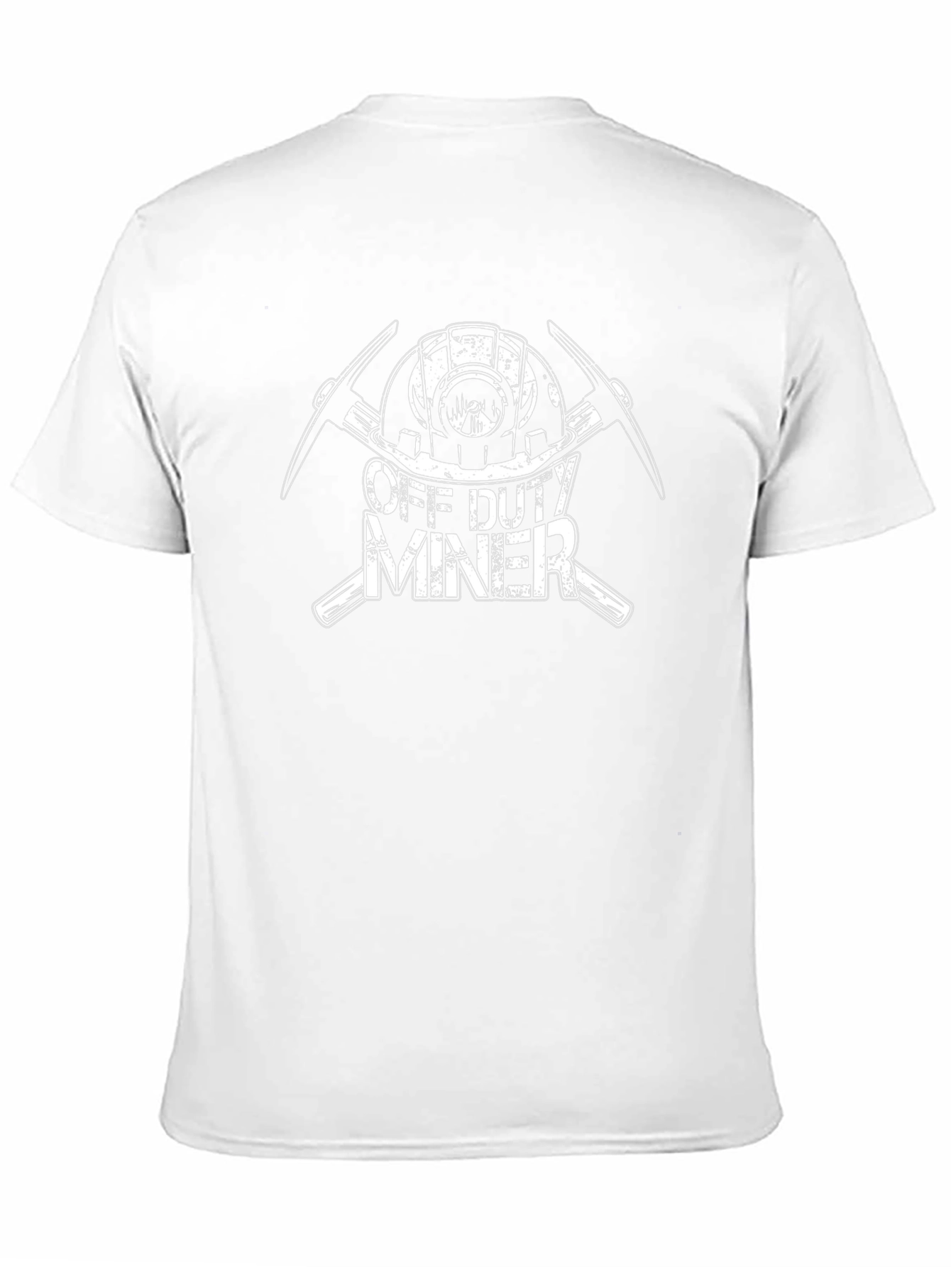Off Duty Miner Black T-Shirt