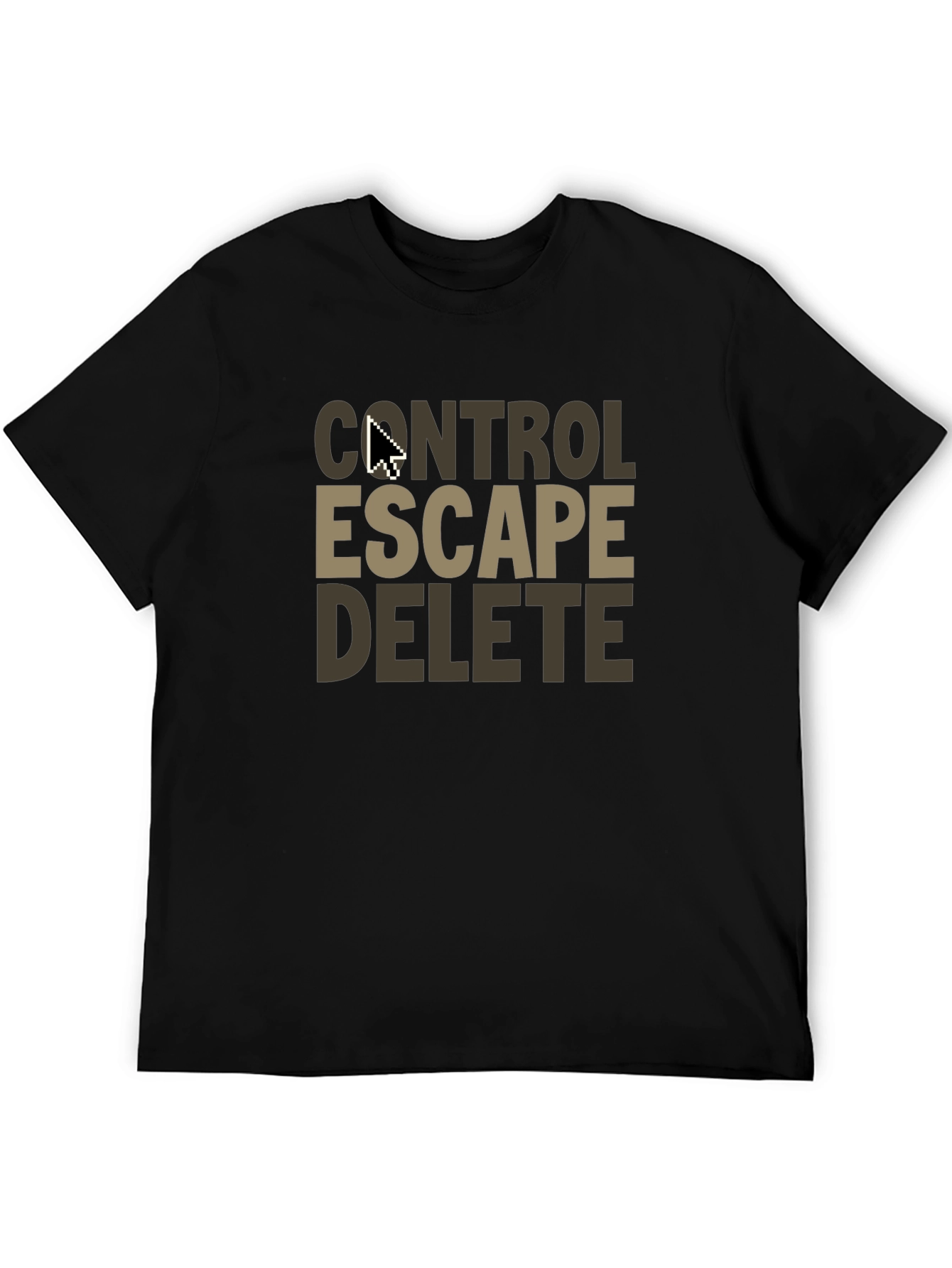 Control Escape Delete T-Shirt - Gamer Programmer Tee