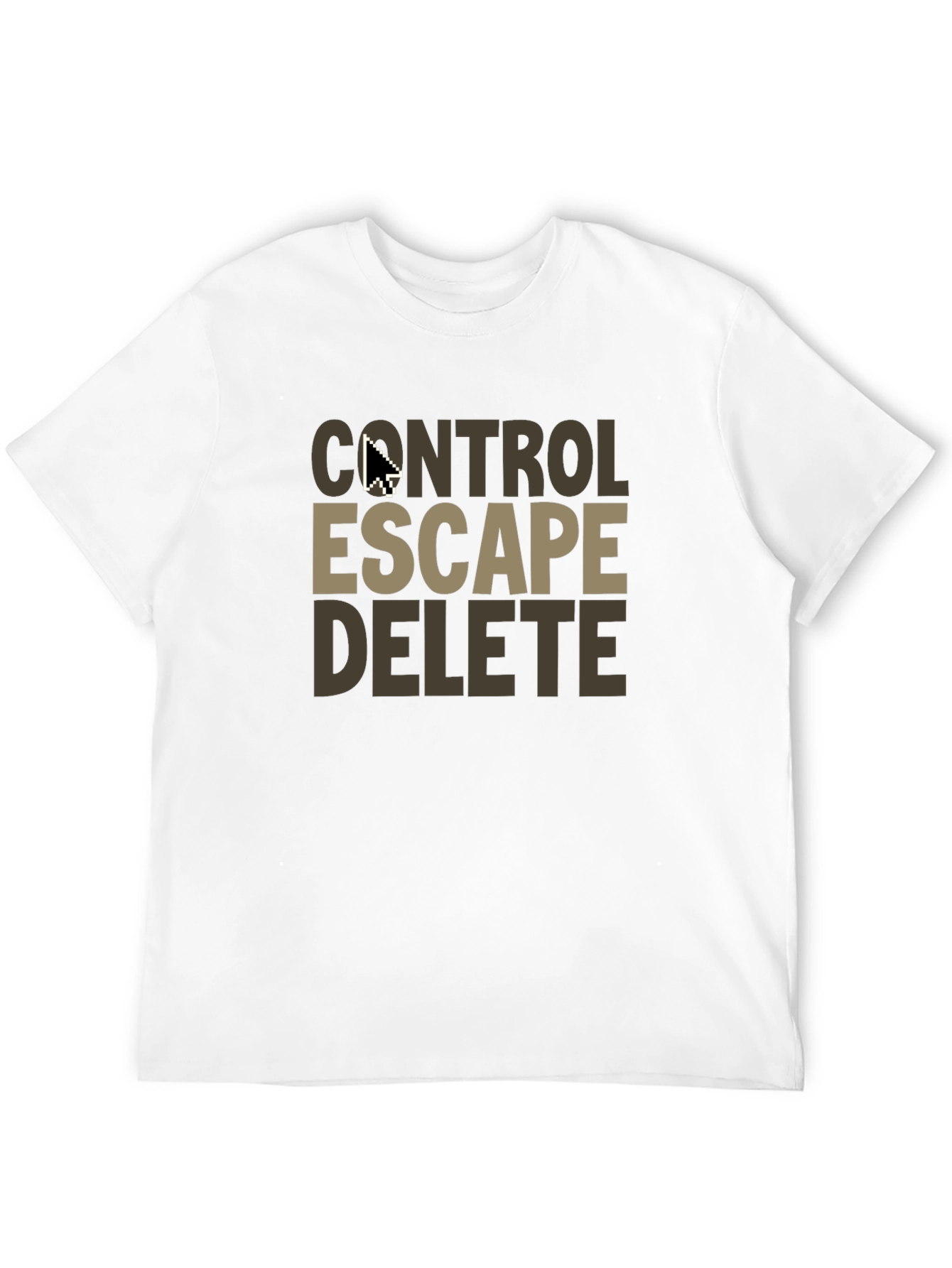 Control Escape Delete T-Shirt - Gamer Programmer Tee