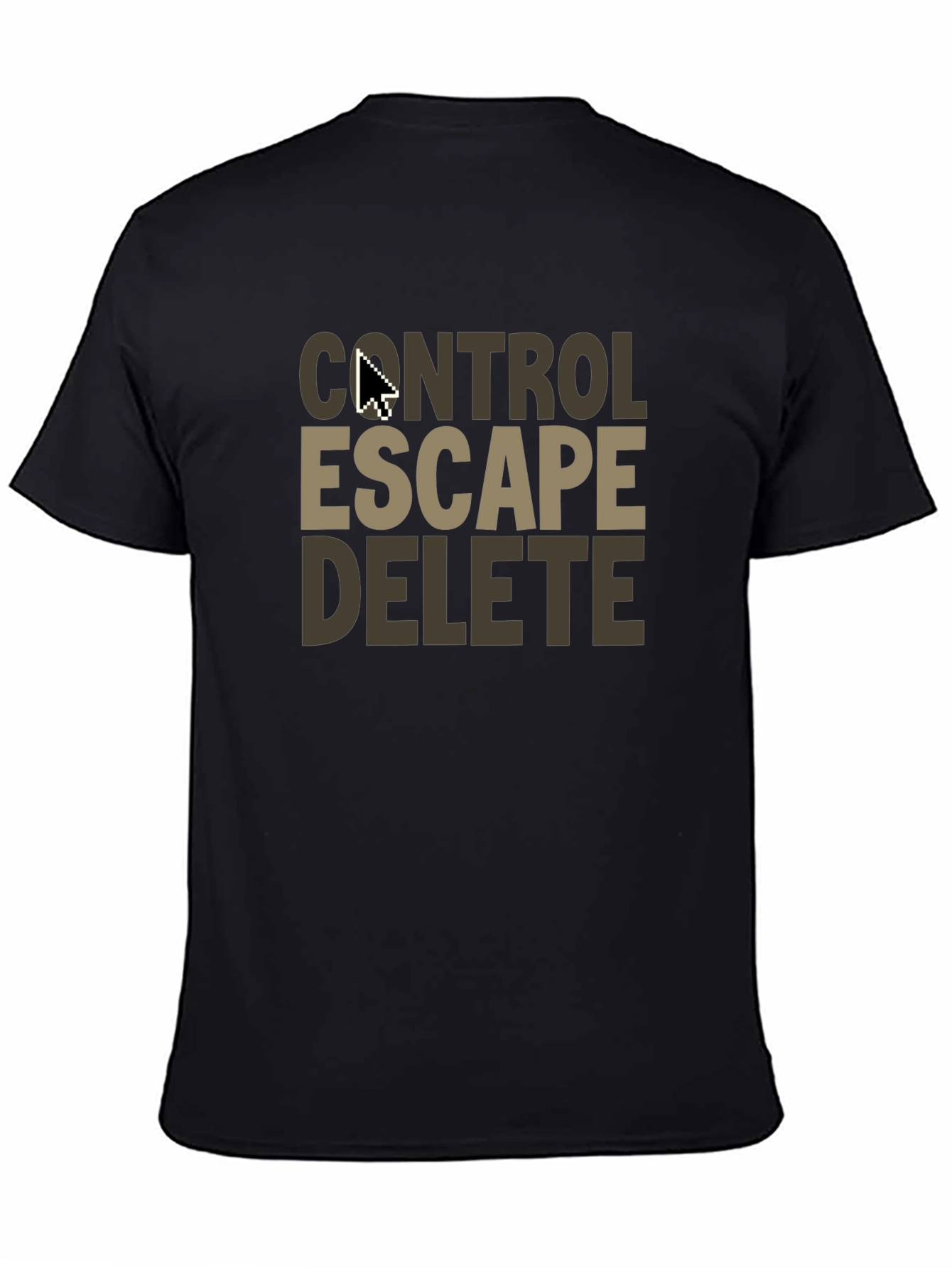 Control Escape Delete T-Shirt - Gamer Programmer Tee