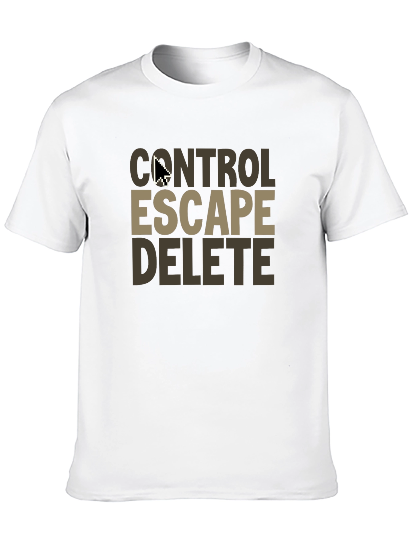 Control Escape Delete T-Shirt - Gamer Programmer Tee