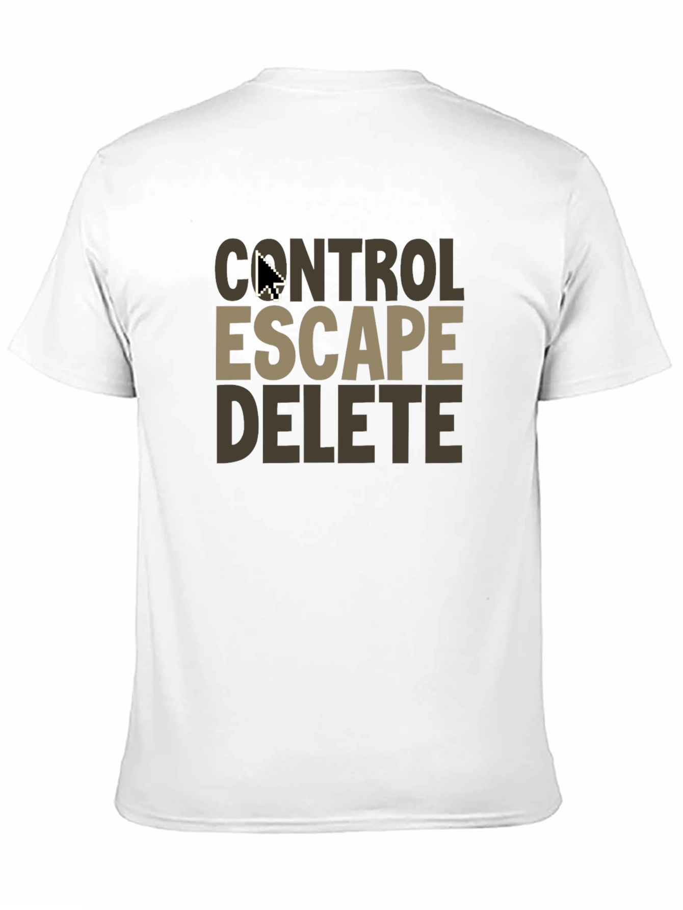 Control Escape Delete T-Shirt - Gamer Programmer Tee