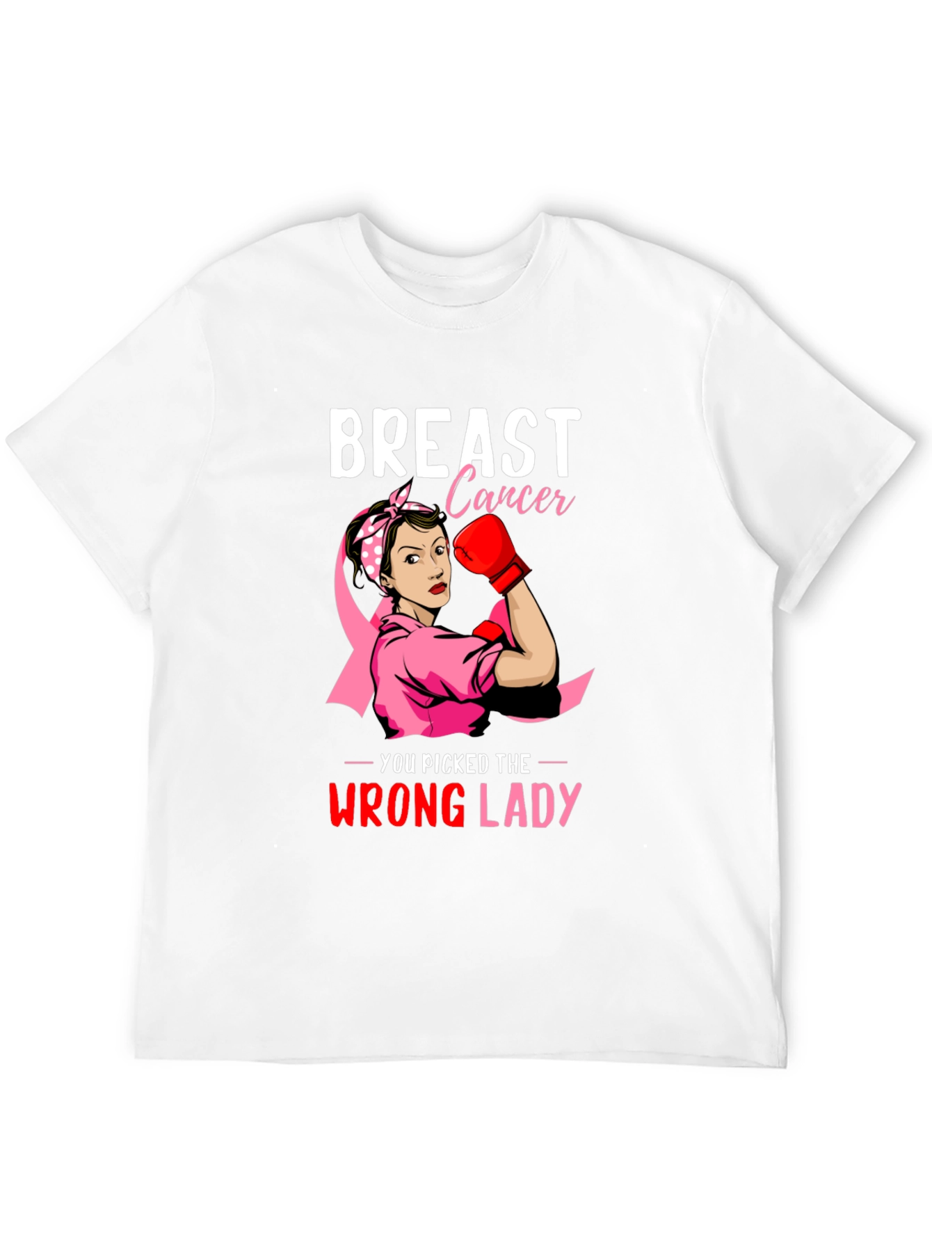 Breast Cancer Awareness Warrior Woman T-Shirt