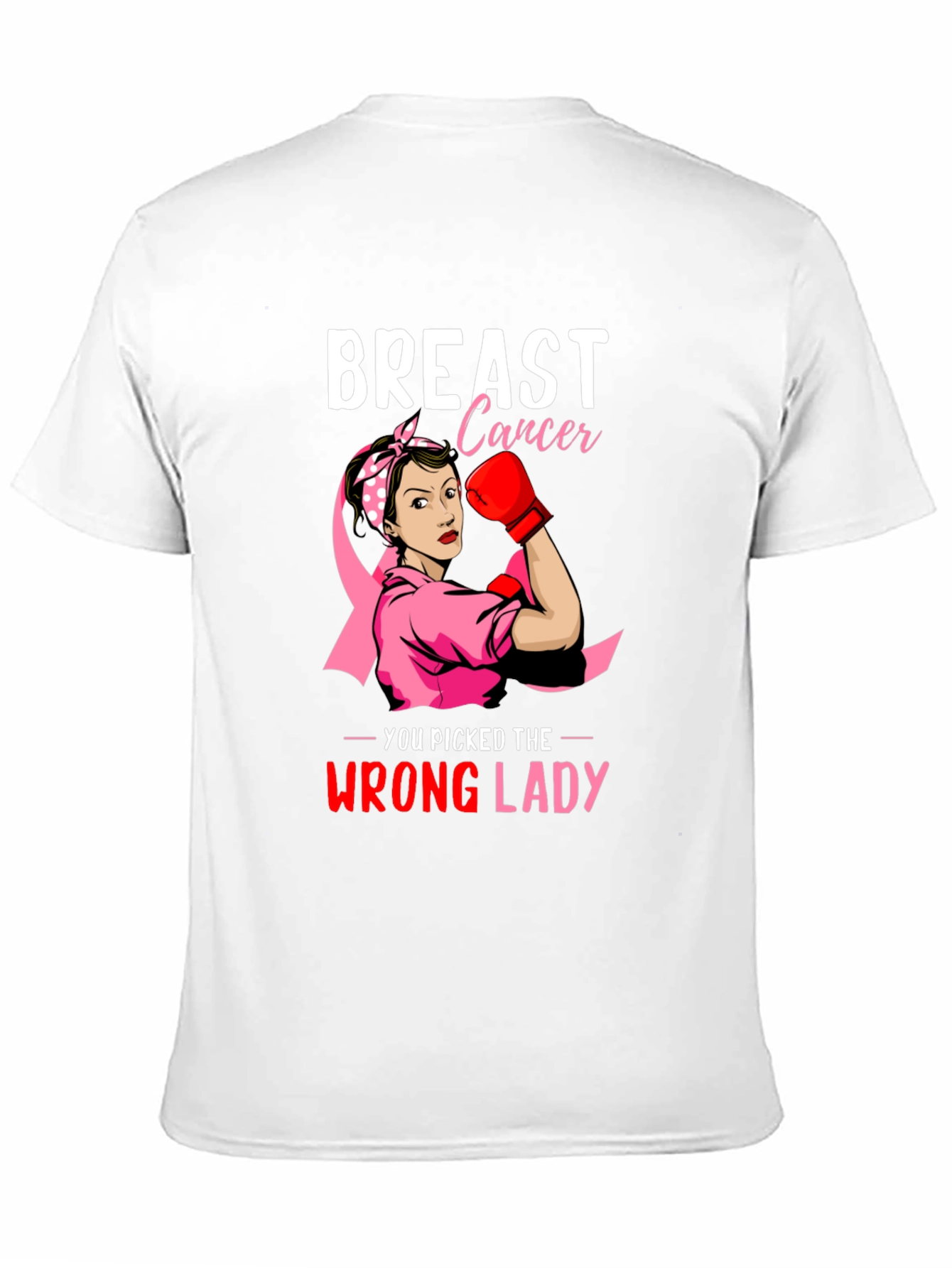 Breast Cancer Awareness Warrior Woman T-Shirt