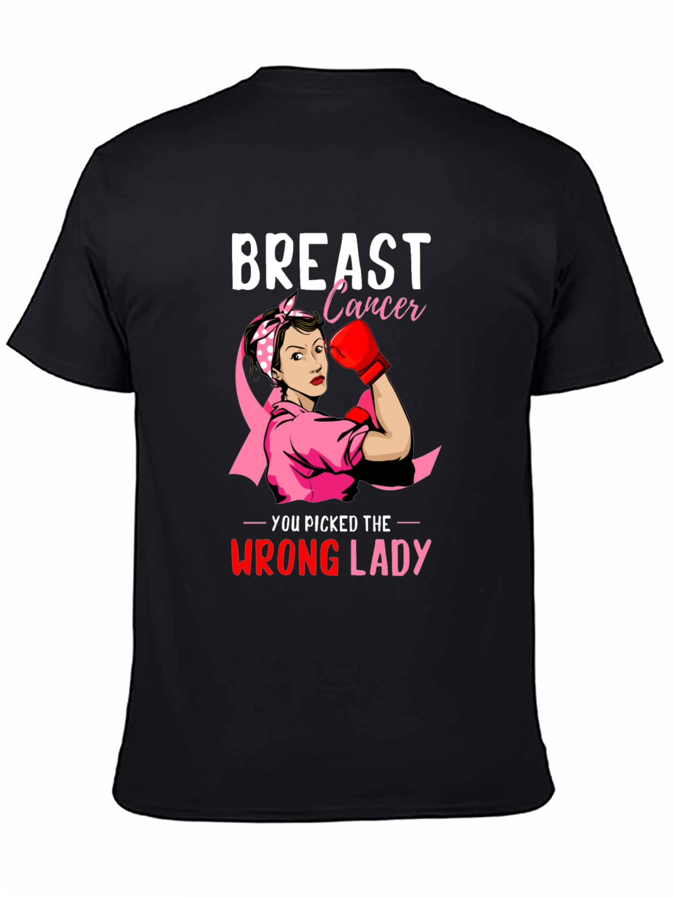 Breast Cancer Awareness Warrior Woman T-Shirt