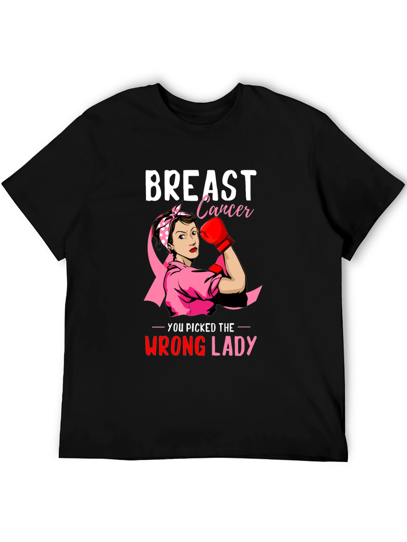 Breast Cancer Awareness Warrior Woman T-Shirt