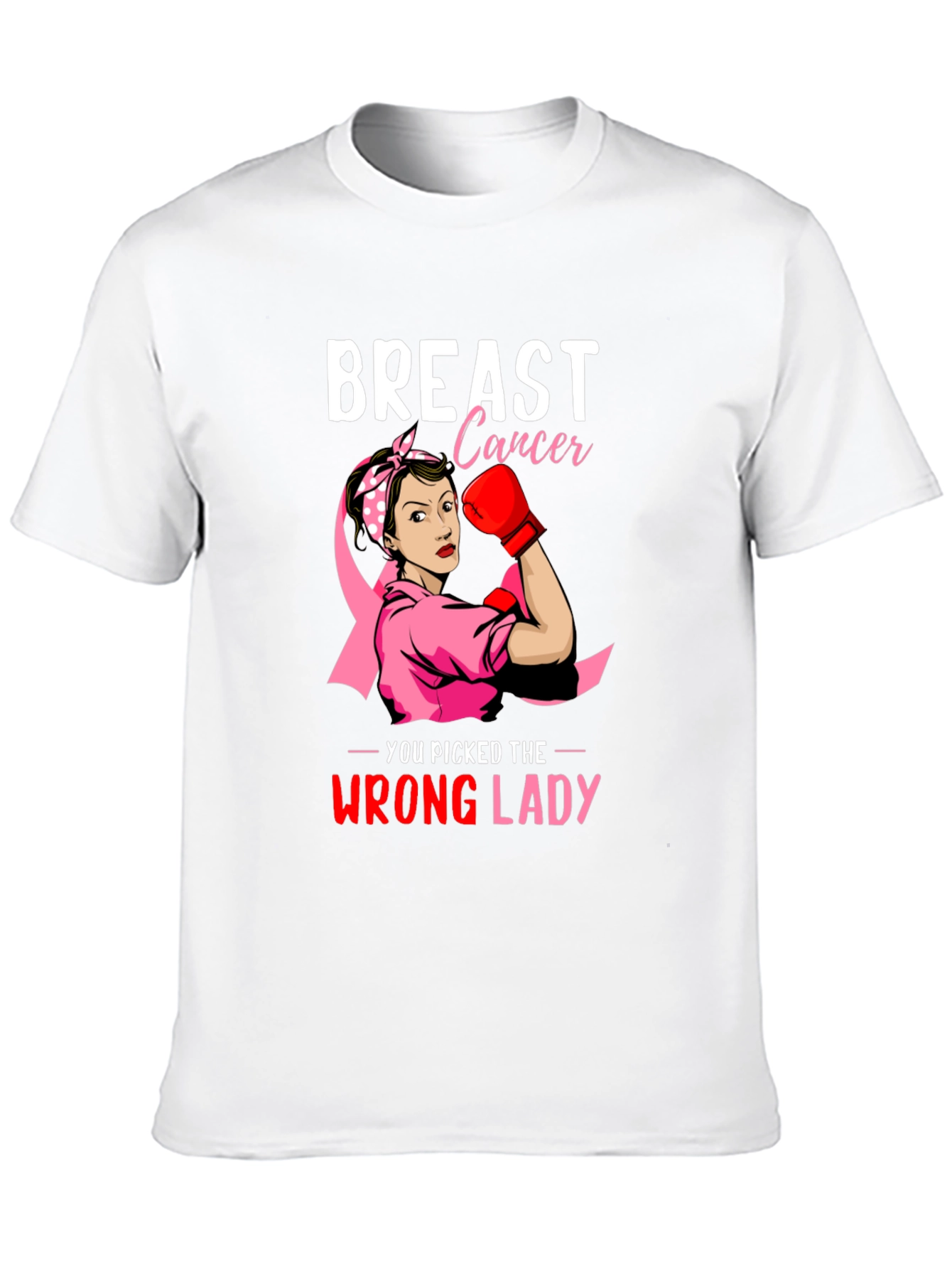 Breast Cancer Awareness Warrior Woman T-Shirt
