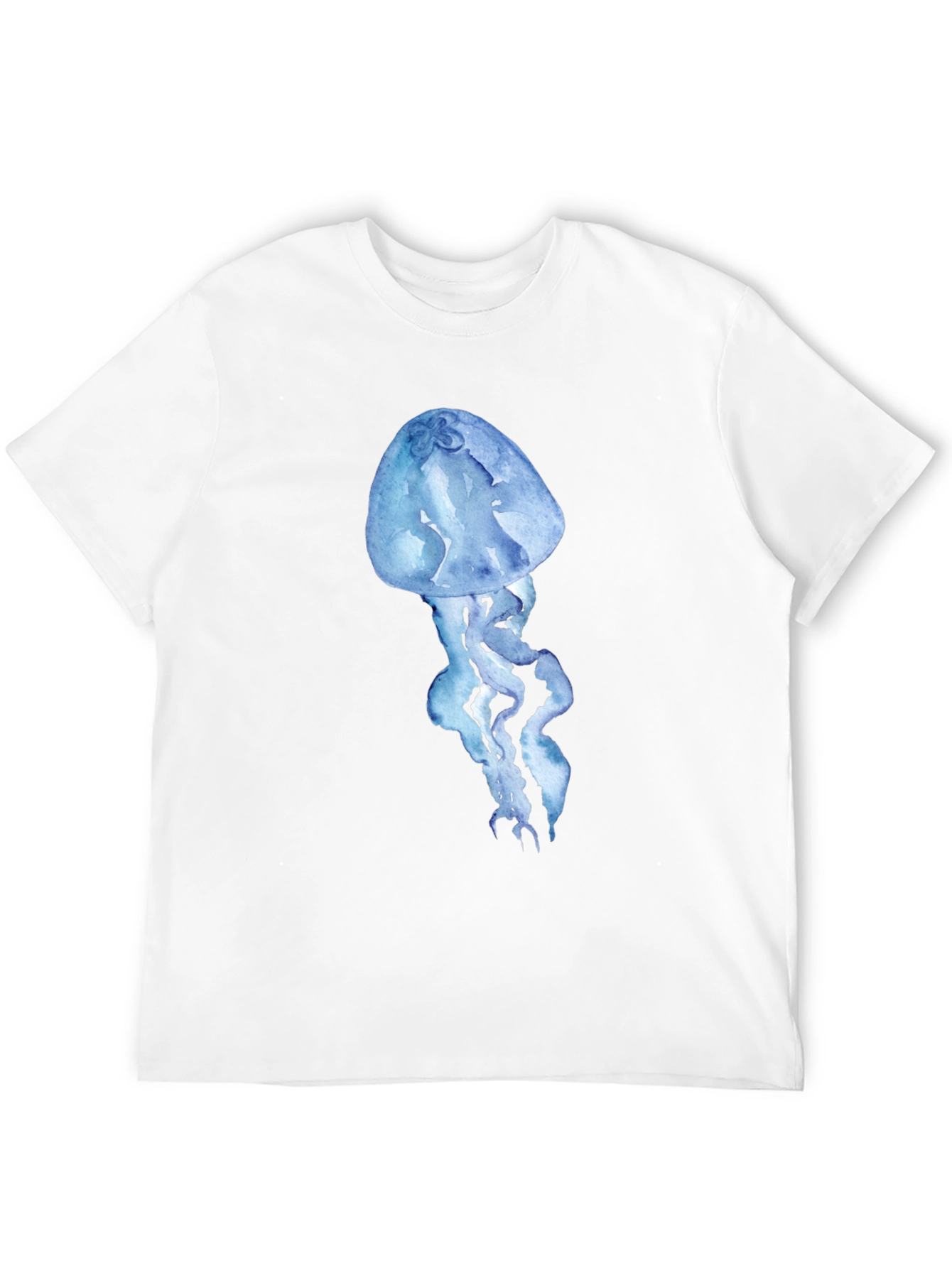 Jellyfish Print Black T-Shirt - Stylish & Unique