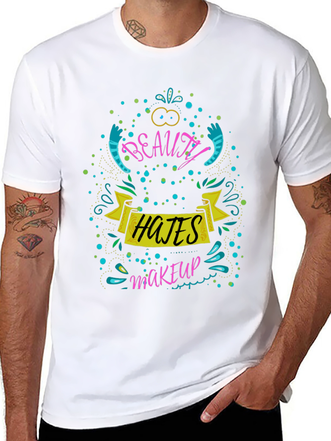 Beauty Hates Makeup T-Shirt