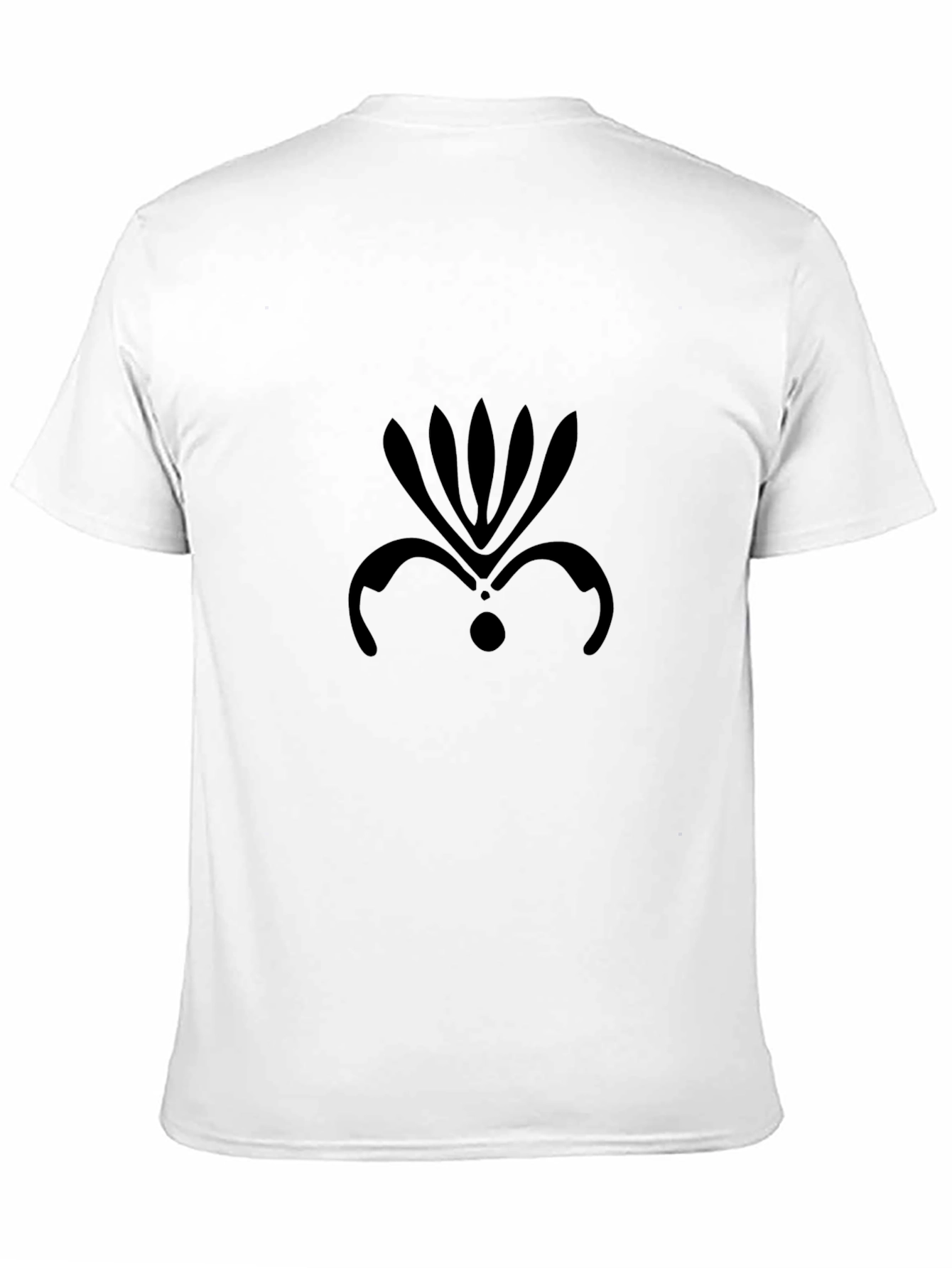 Modern Abstract Design T-Shirt - Black