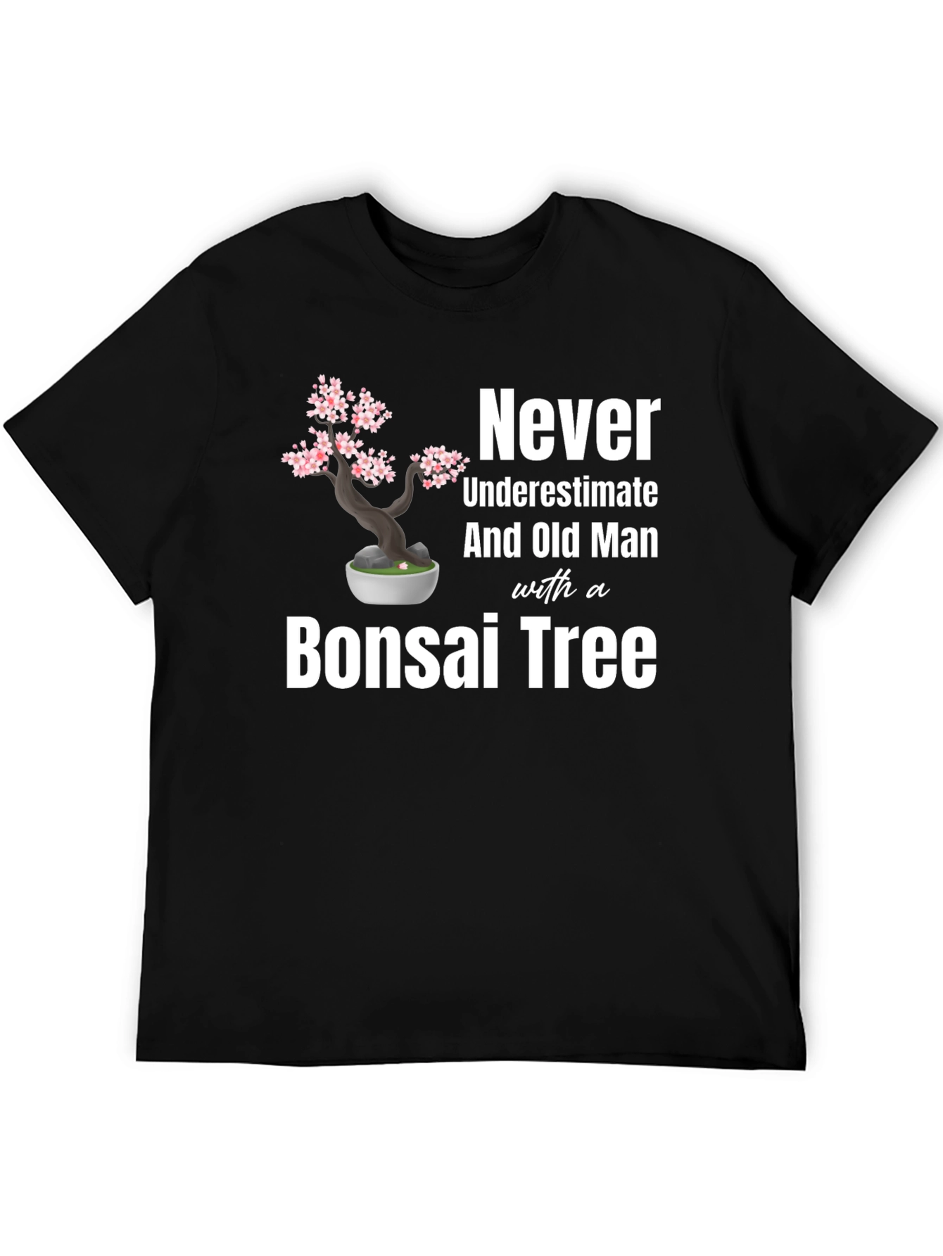 Bonsai Tree Old Man T-Shirt