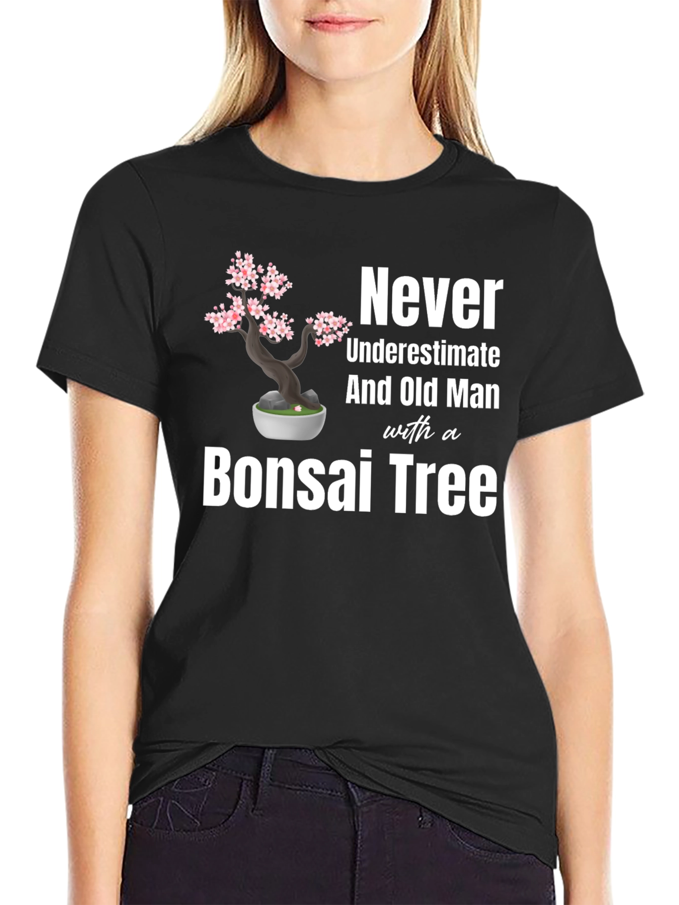 Bonsai Tree Old Man T-Shirt