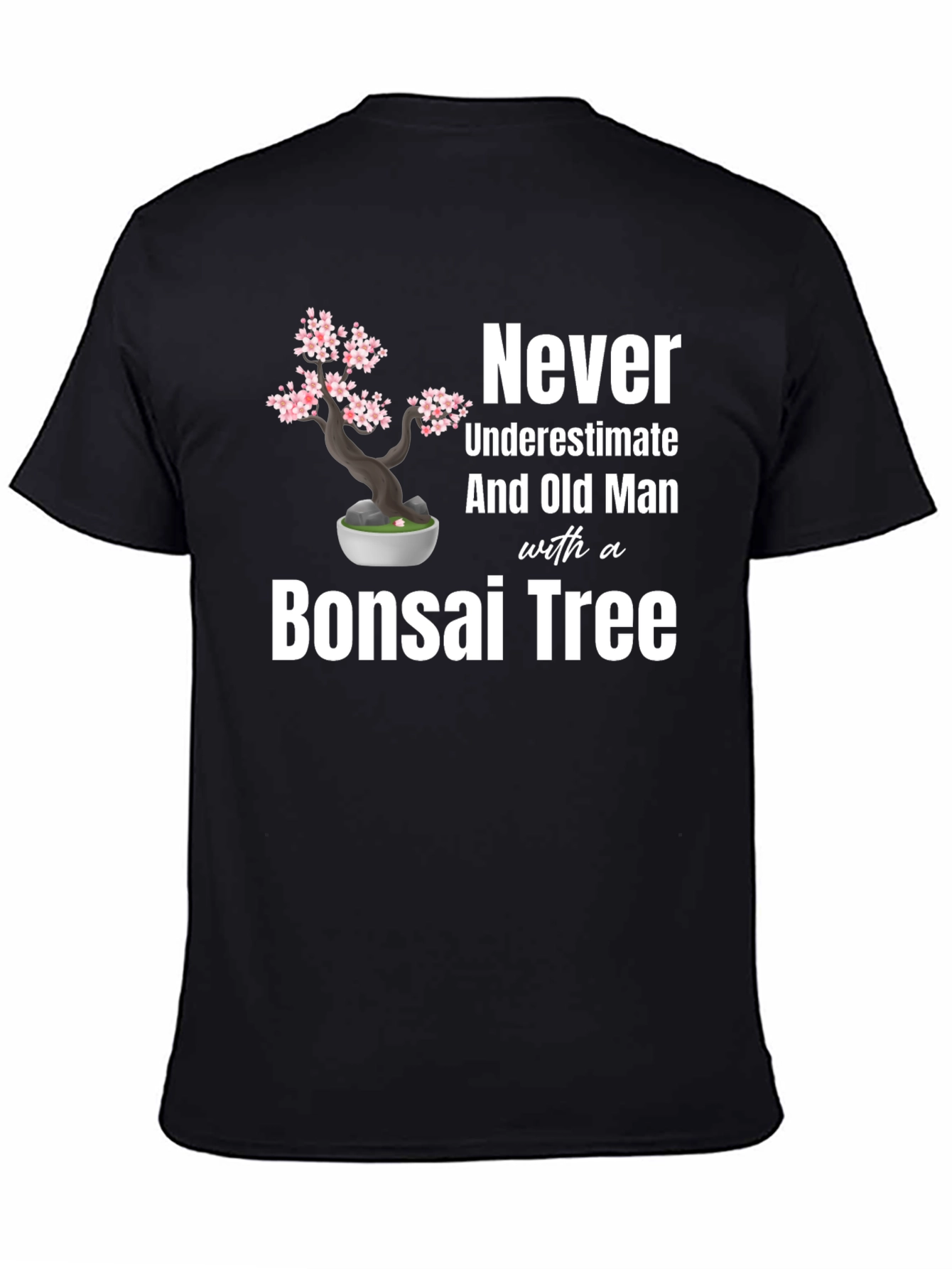 Bonsai Tree Old Man T-Shirt