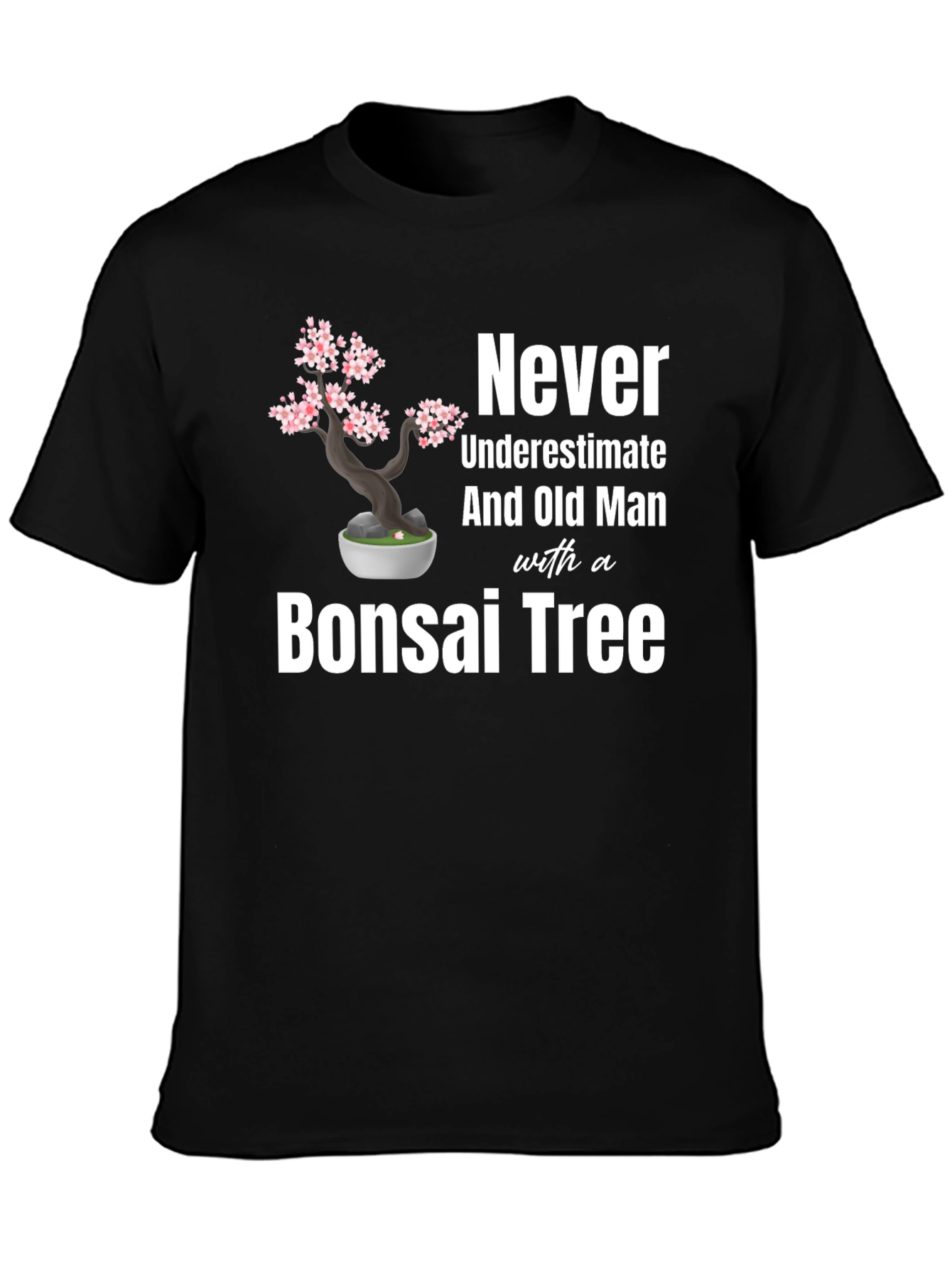 Bonsai Tree Old Man T-Shirt