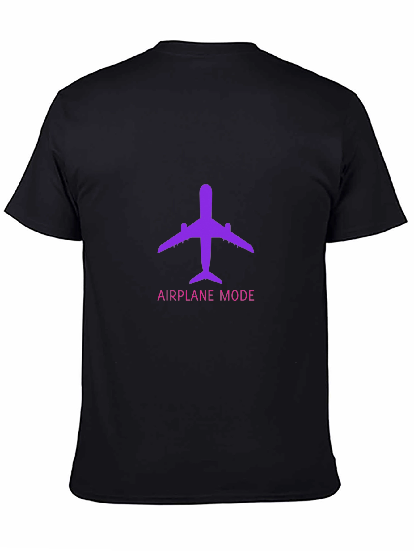 Airplane Mode Graphic T-Shirt - Black