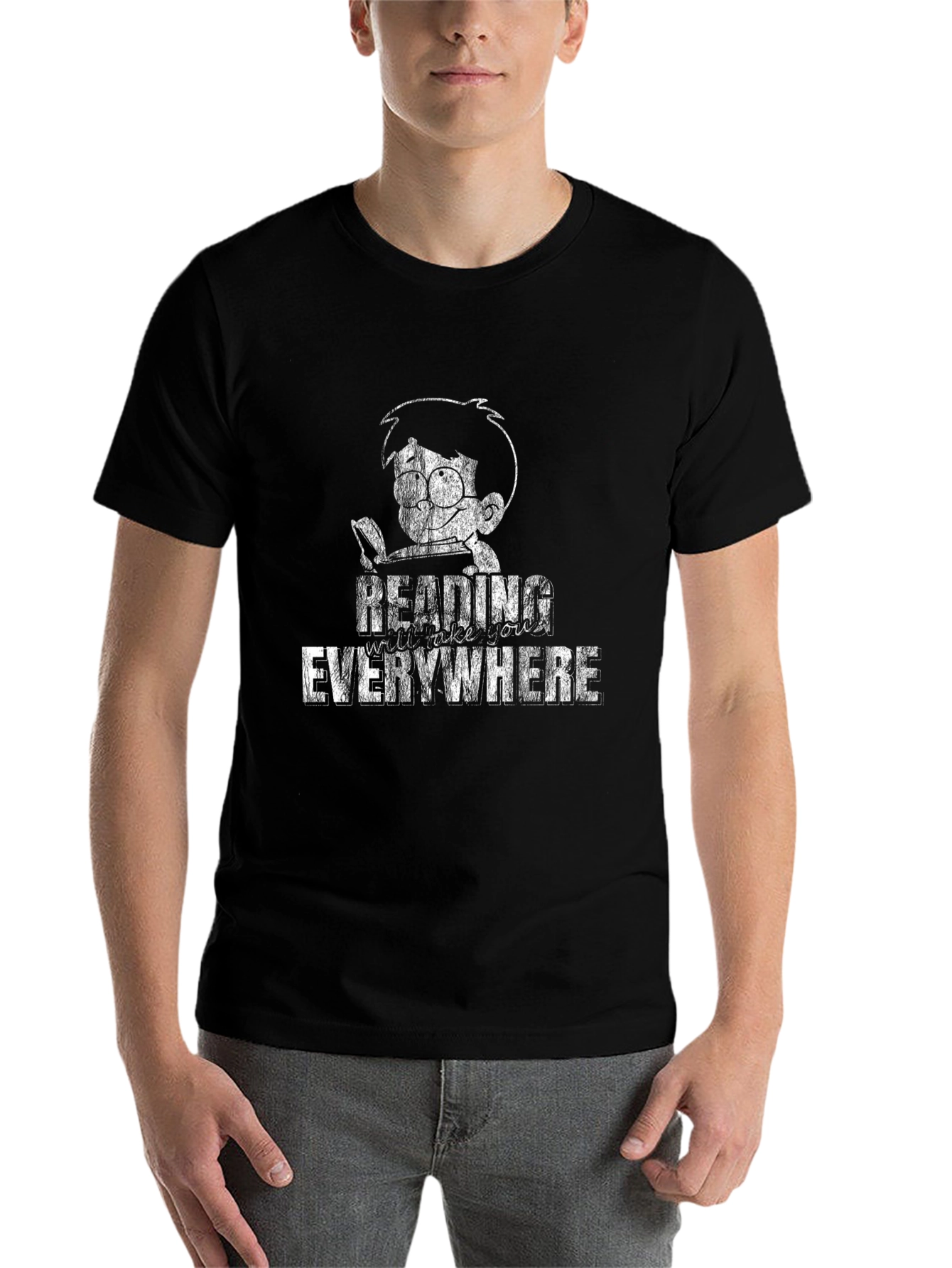 Reading Everywhere Graphic T-Shirt