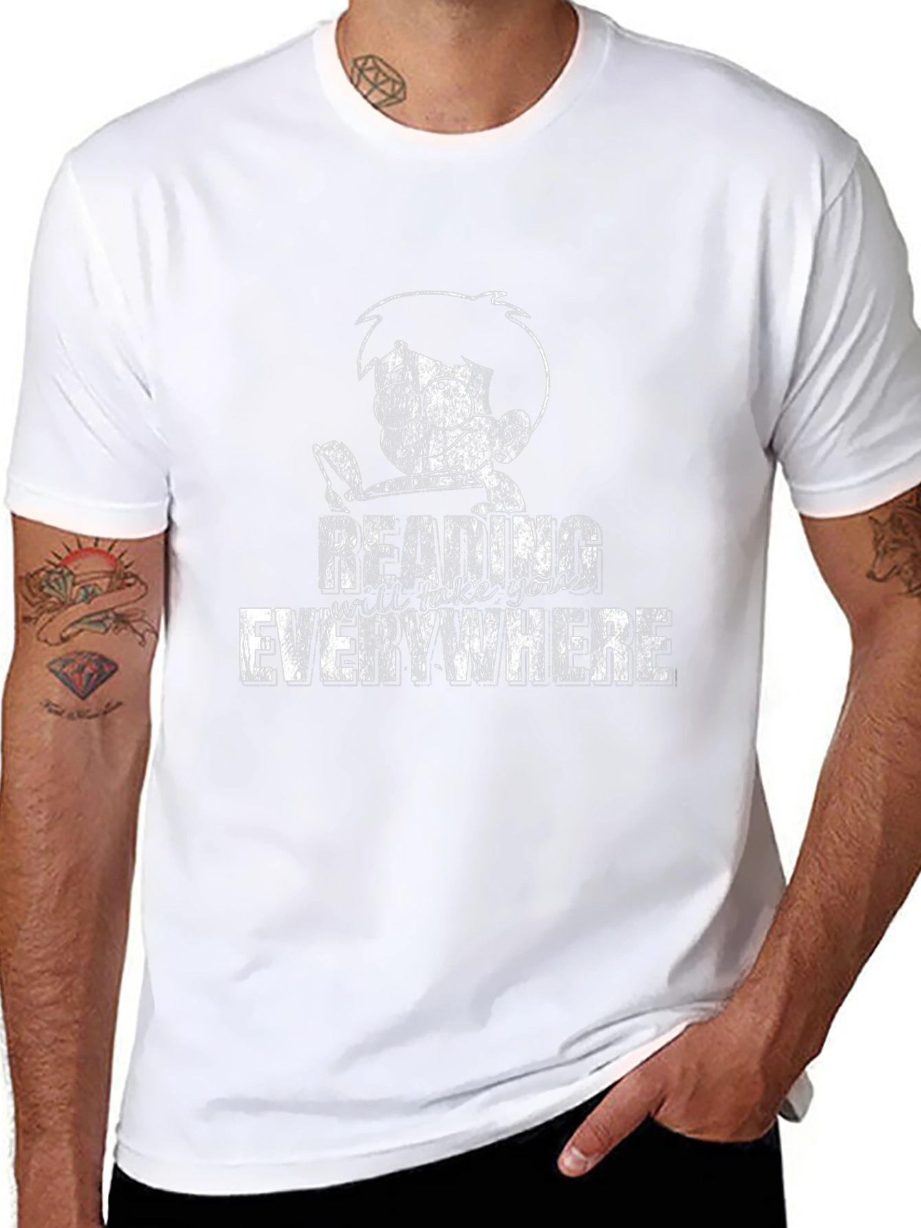 Reading Everywhere Graphic T-Shirt