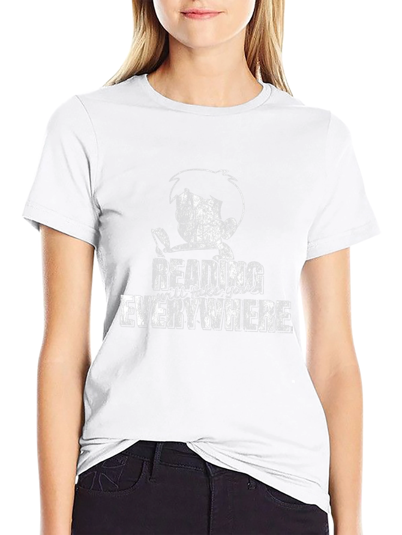 Reading Everywhere Graphic T-Shirt