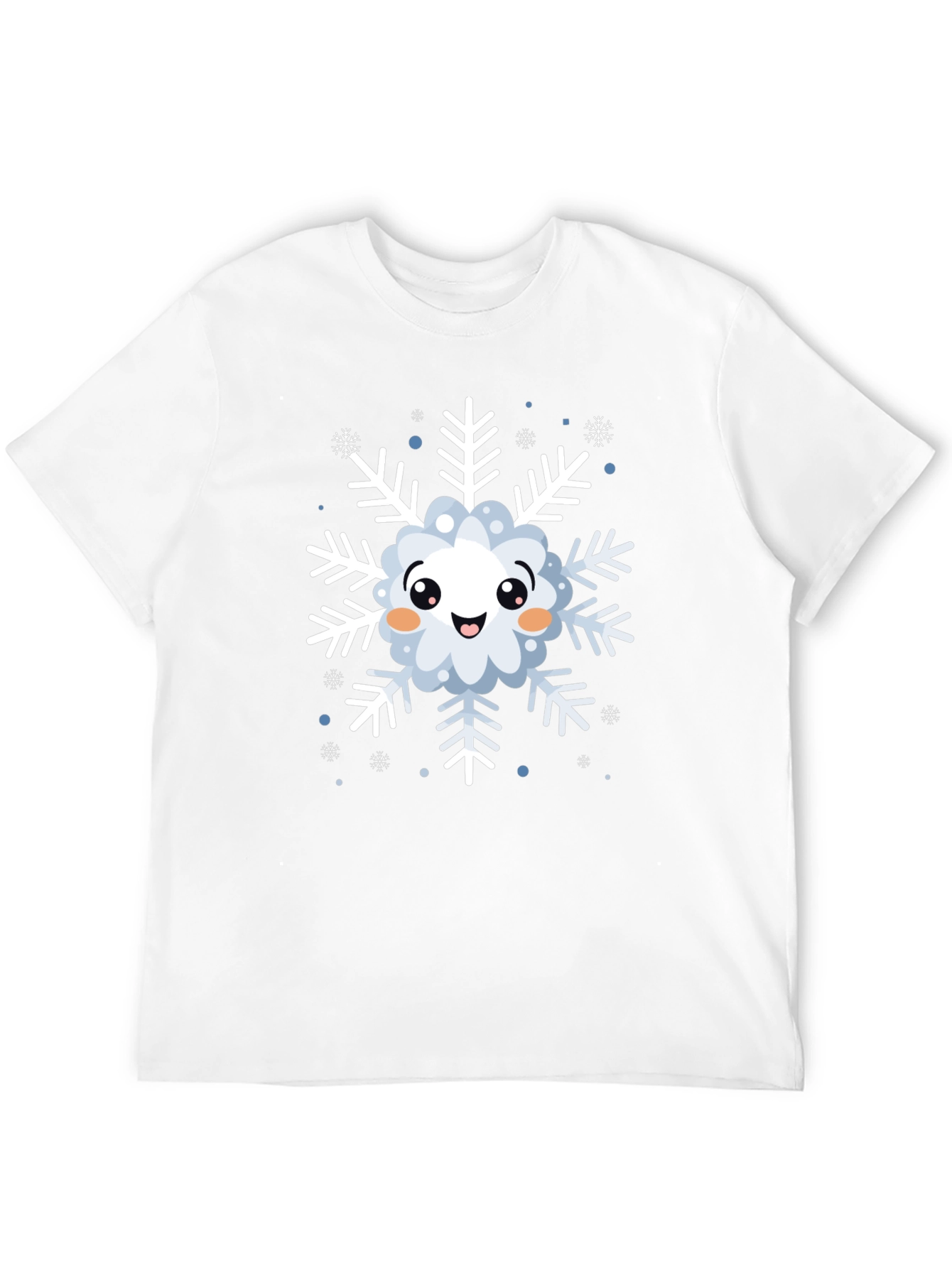 Cute Snowflake Graphic T-Shirt