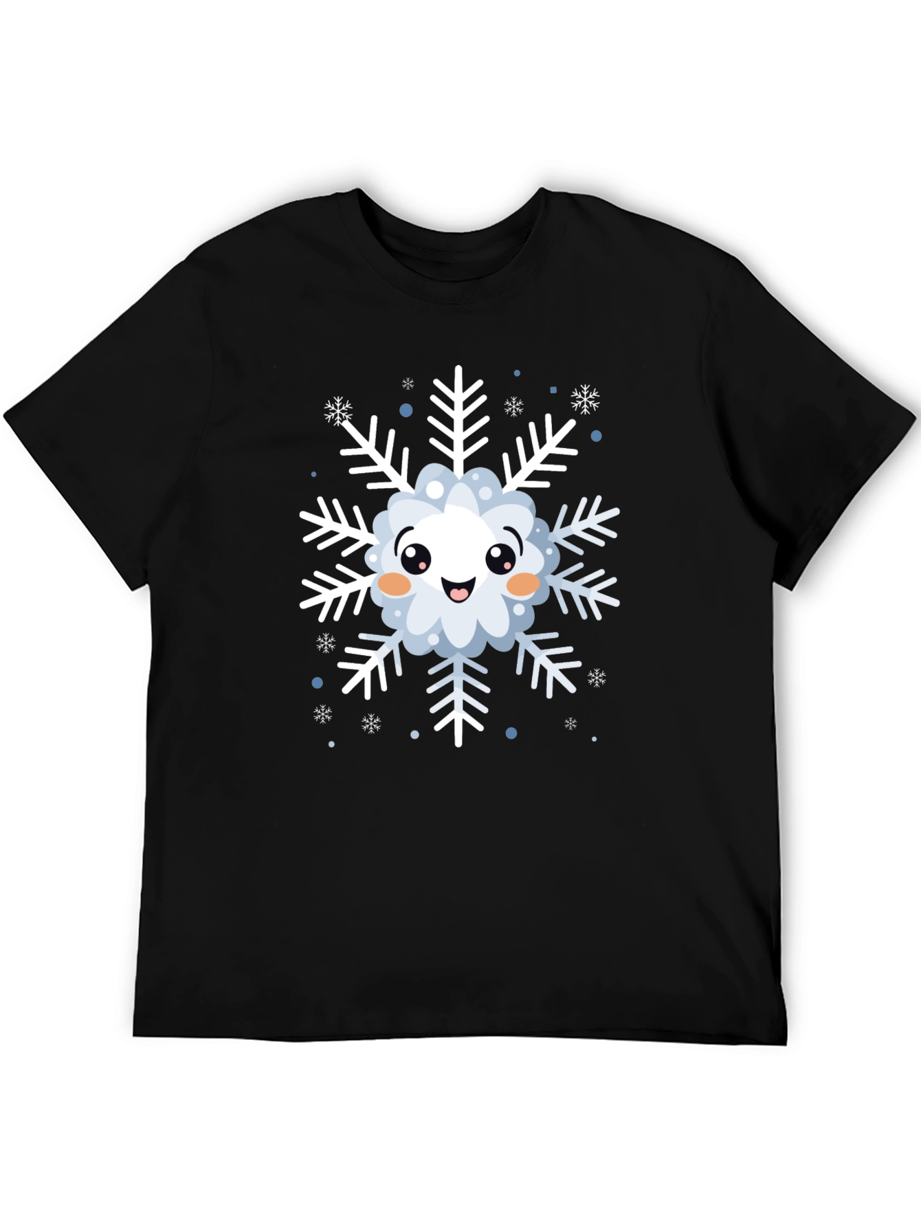 Cute Snowflake Graphic T-Shirt