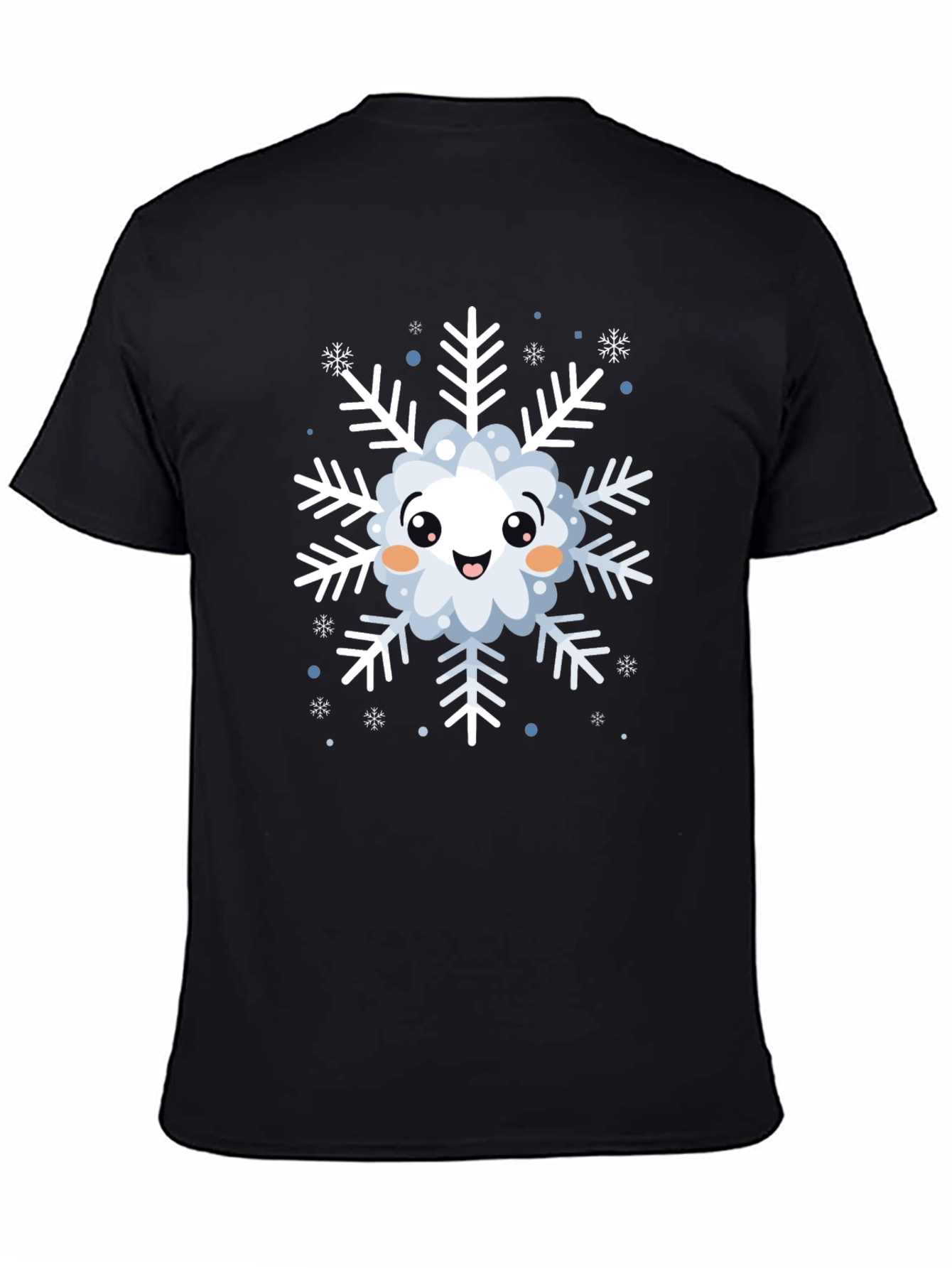 Cute Snowflake Graphic T-Shirt