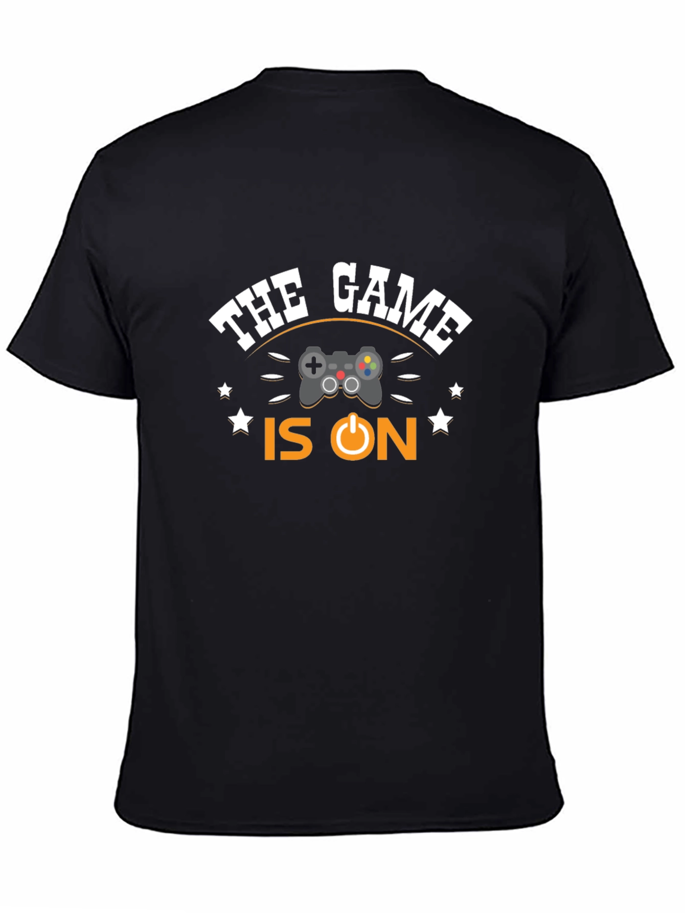 The Game is On - Black T-Shirt