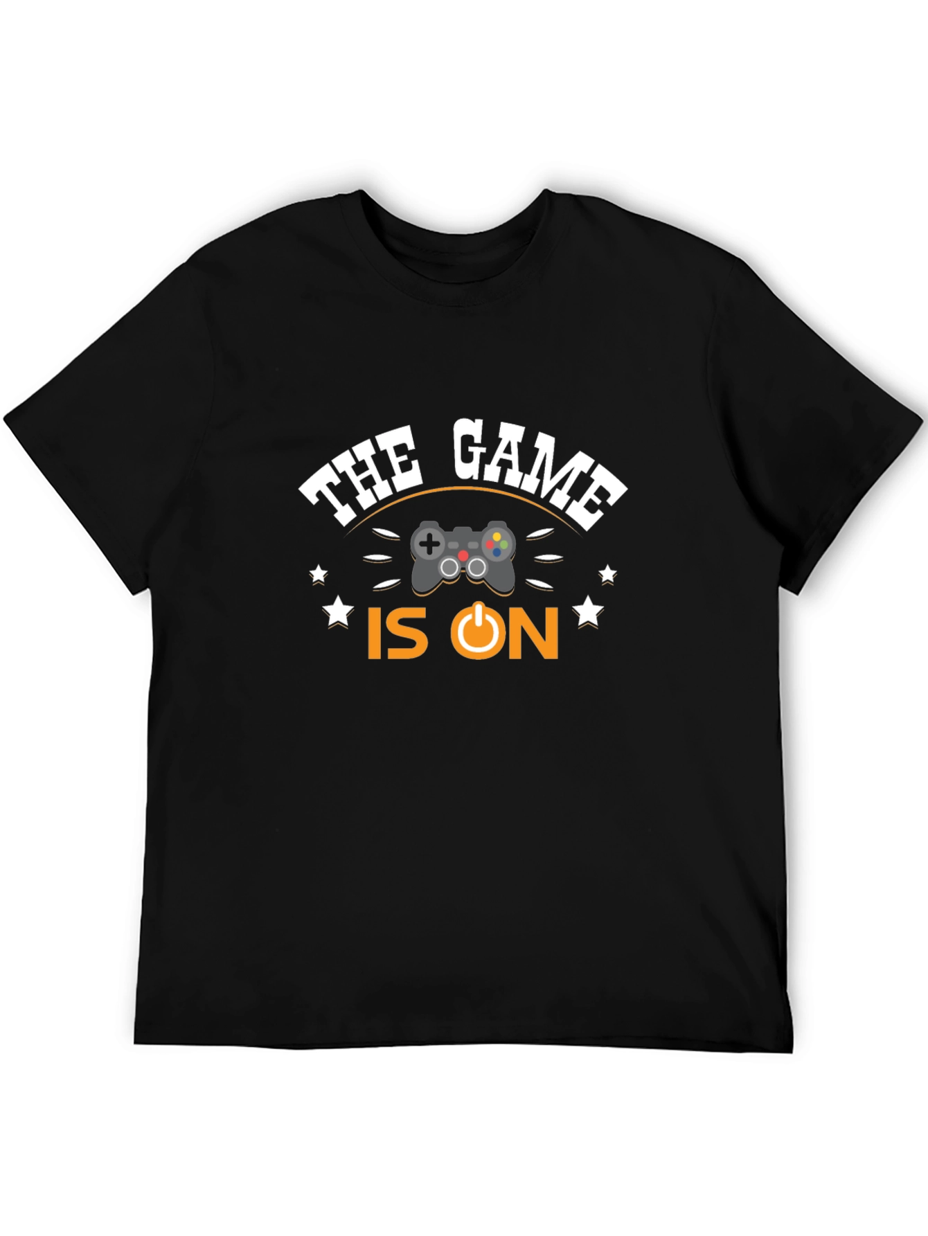 The Game is On - Black T-Shirt