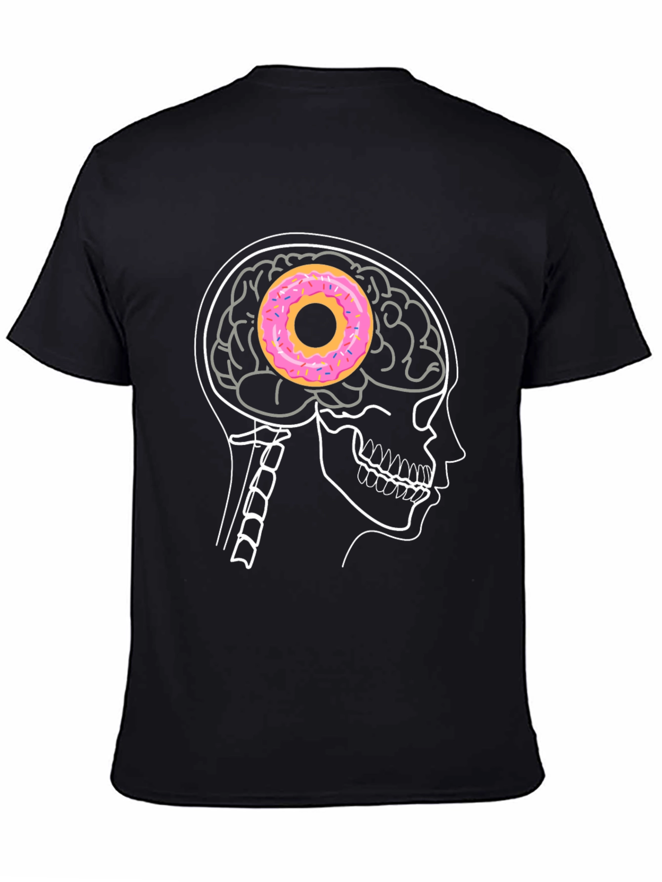 Donut Brain T-Shirt - Funny Graphic Tee