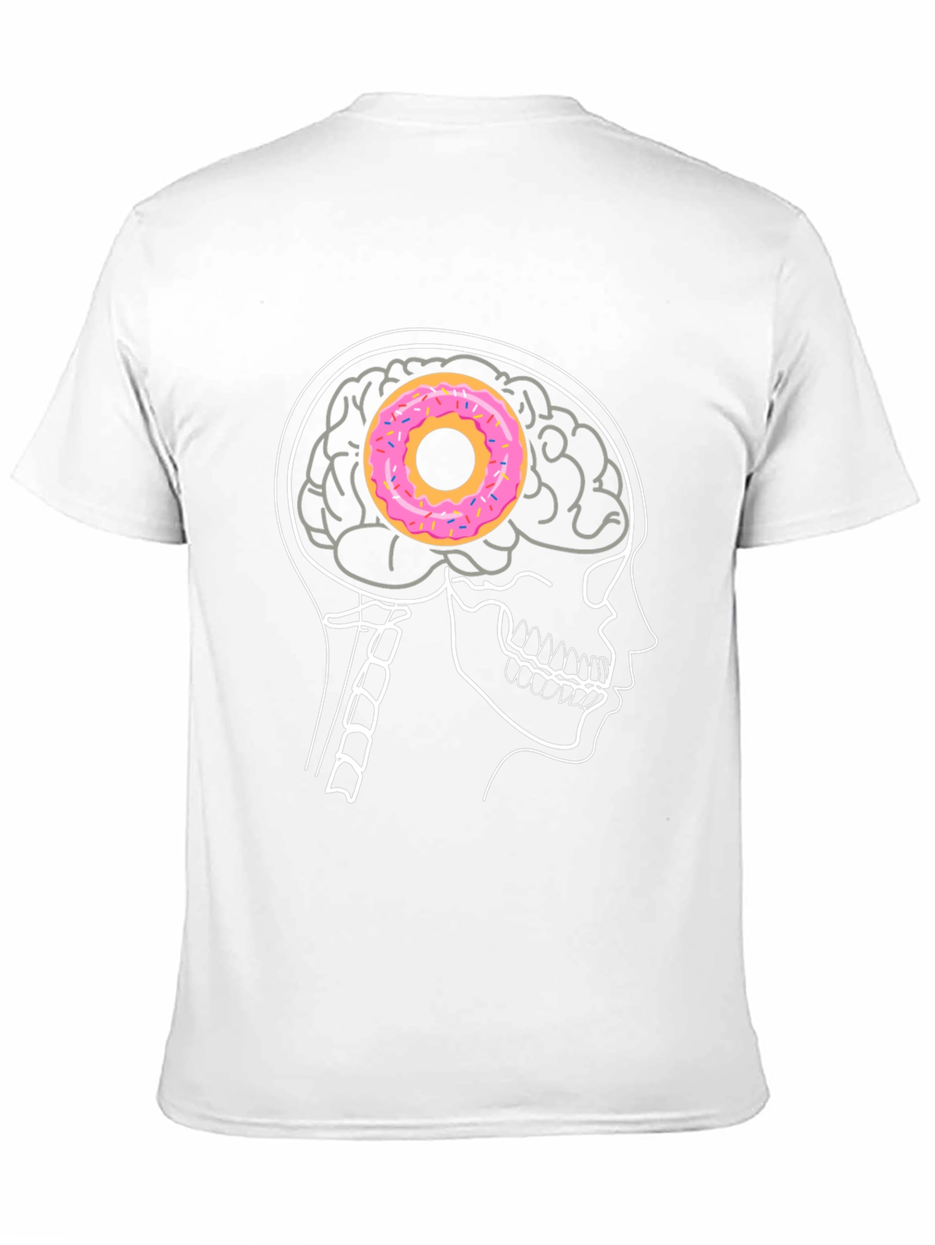 Donut Brain T-Shirt - Funny Graphic Tee