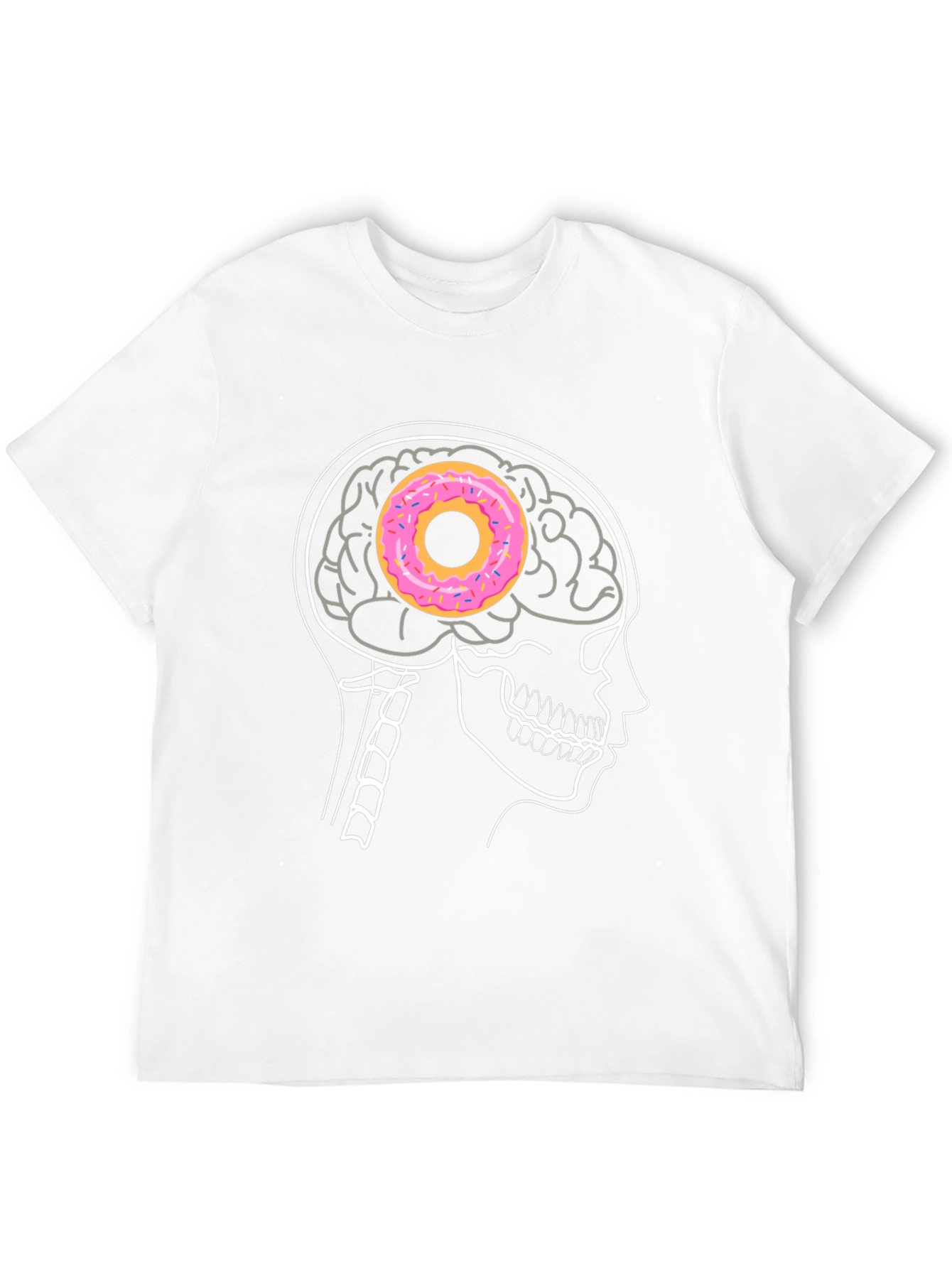 Donut Brain T-Shirt - Funny Graphic Tee
