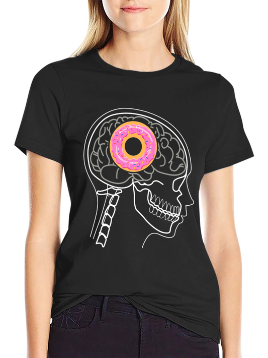 Donut Brain T-Shirt - Funny Graphic Tee